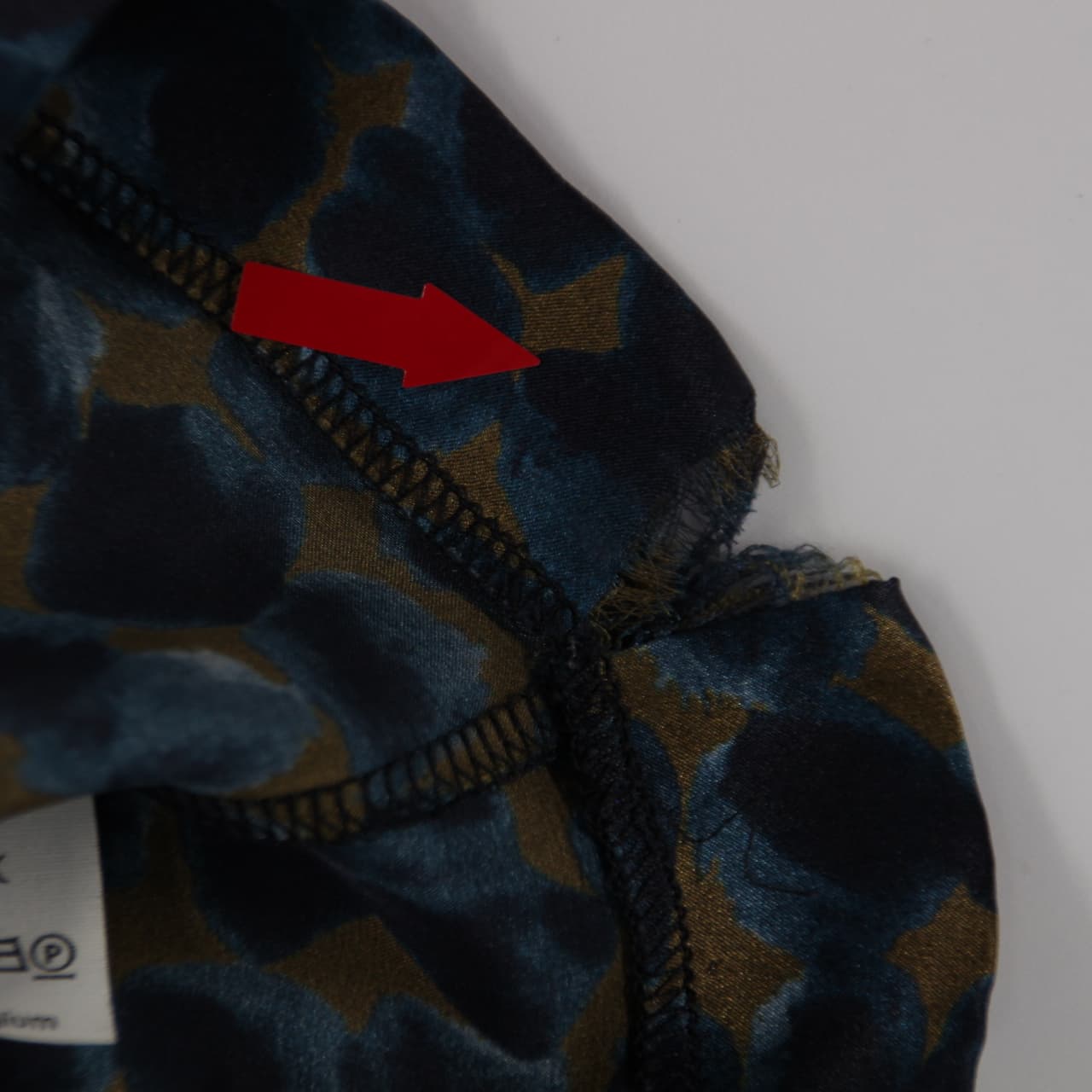 패턴 가오리 원피스