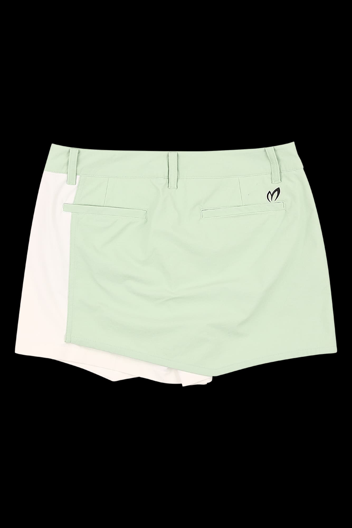 [새상품] 투톤 배색 H스커트