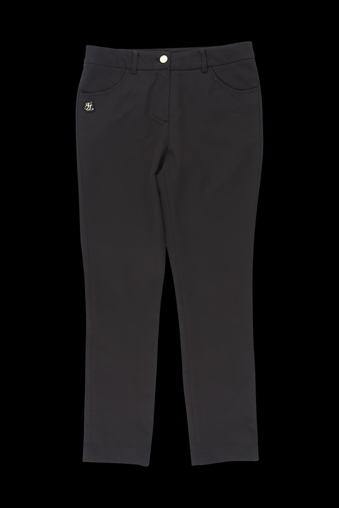 골드 버튼 베이직 팬츠