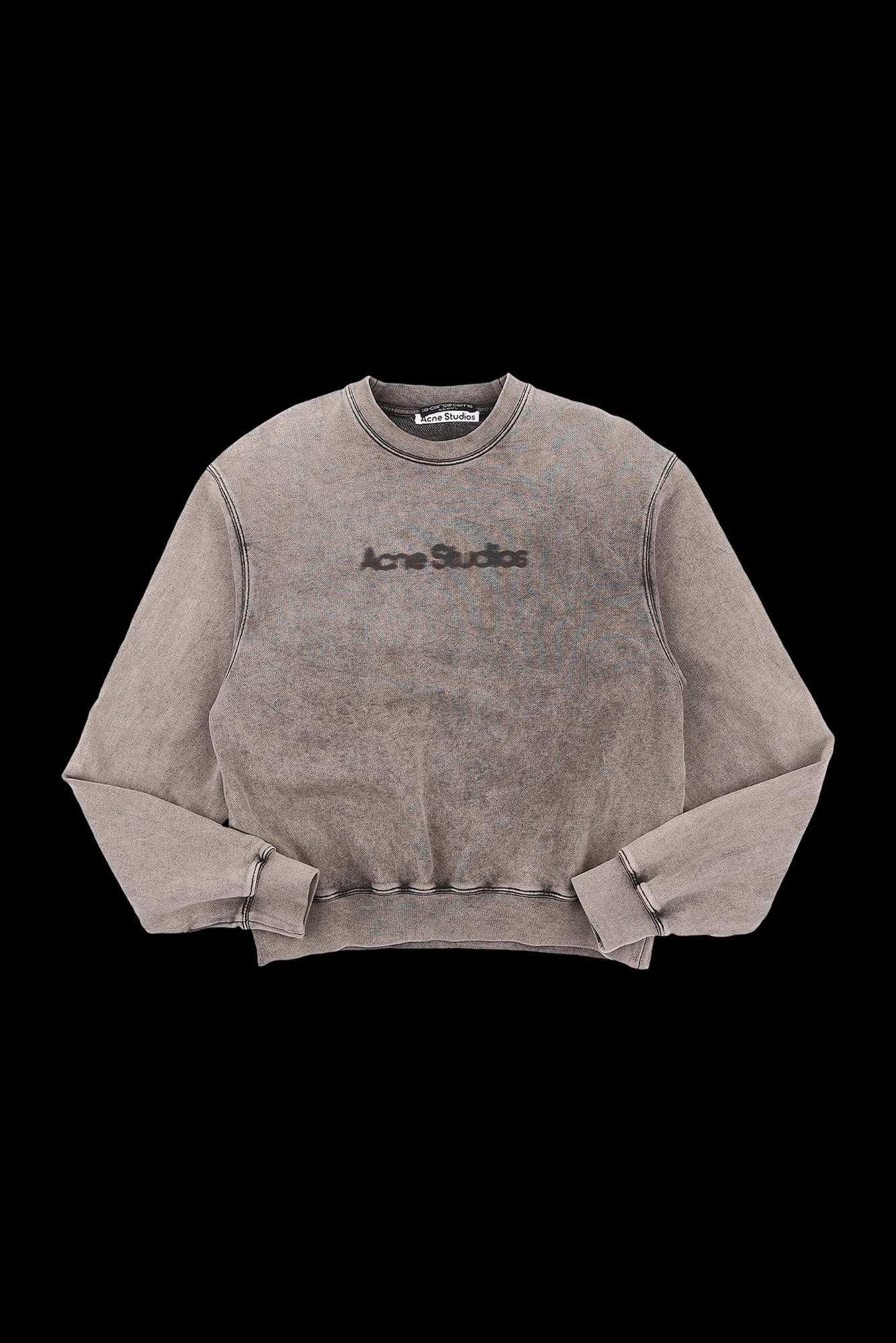 로고 페디드 맨투맨 