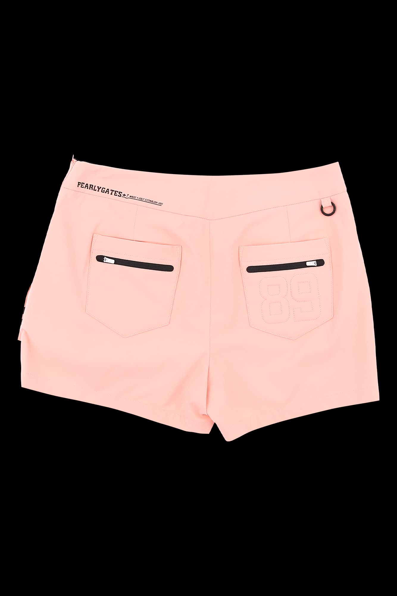 랩 플리츠 숏 팬츠