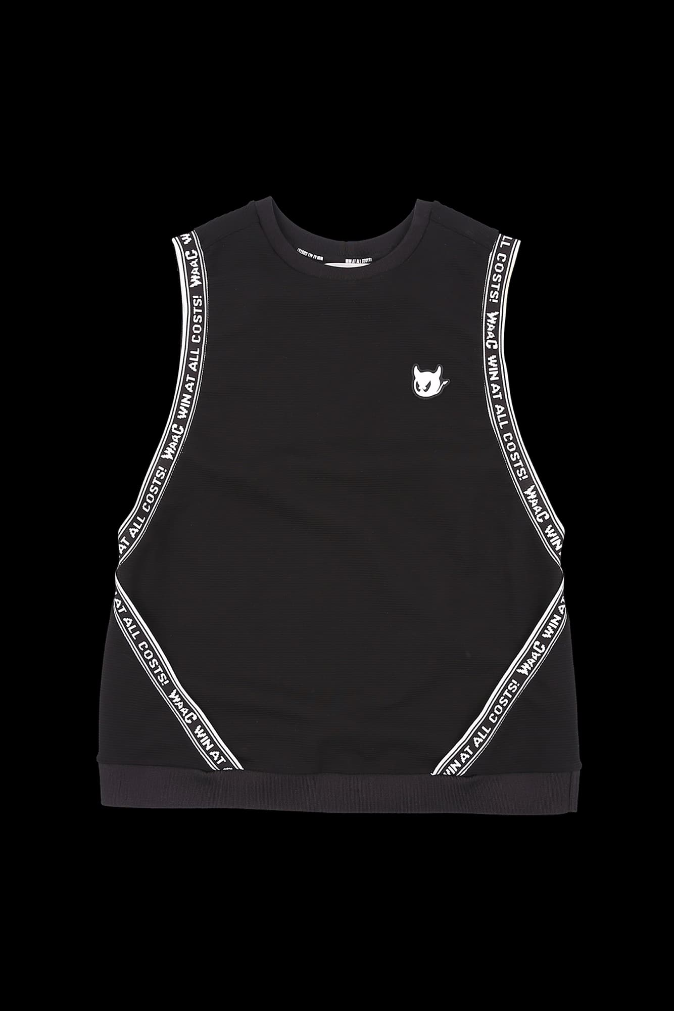 로고 밴드 민소매 티셔츠