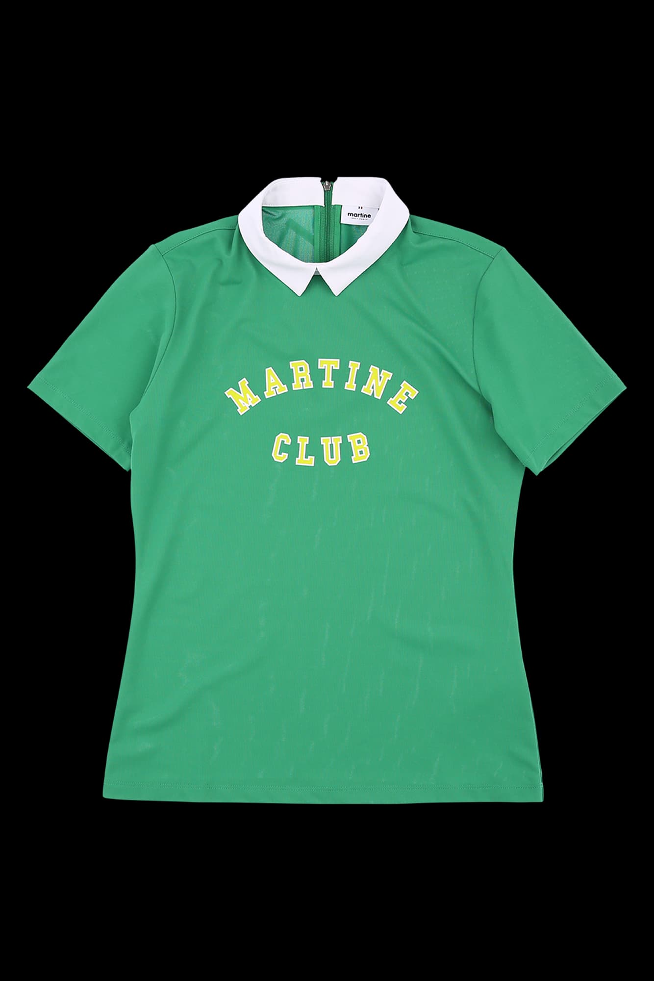 [새상품] 카라 배색 로고 반팔 카라티