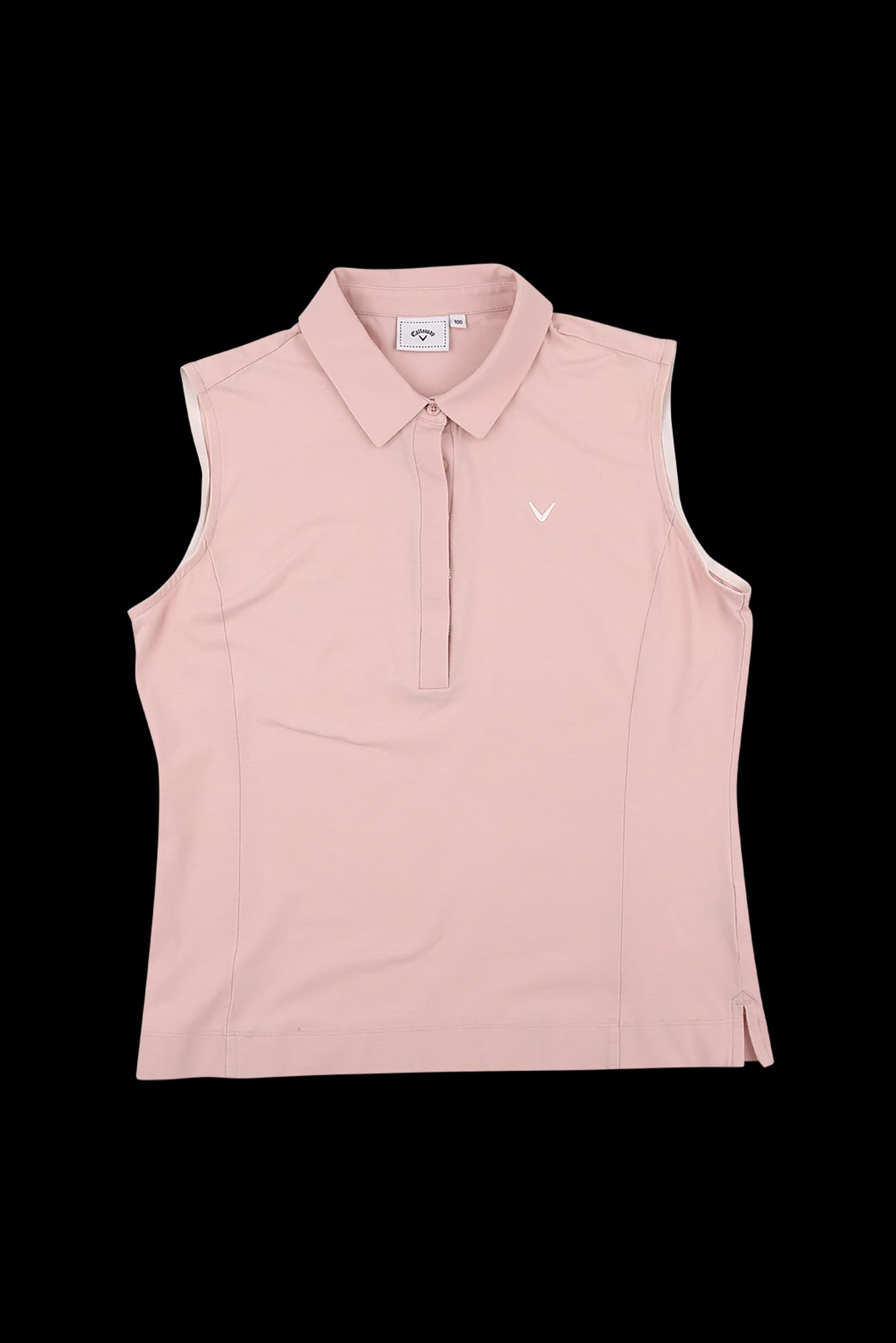 사이드 절개 심플 민소매