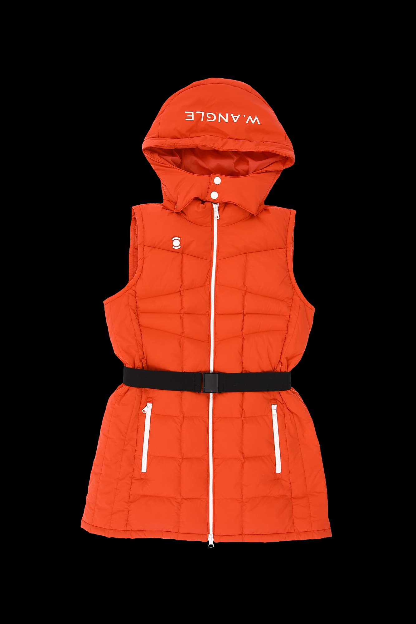 후드 패딩 베스트