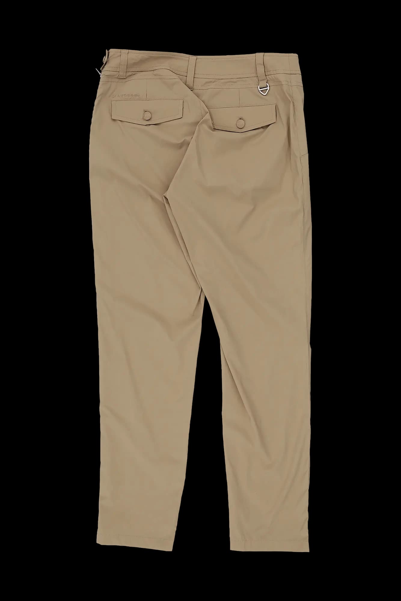 스트레치 버튼 포인트 팬츠