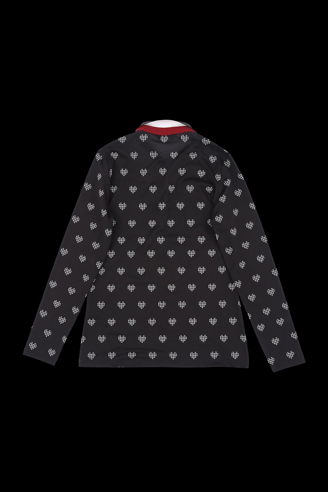 하트로고 긴팔 카라 티셔츠 