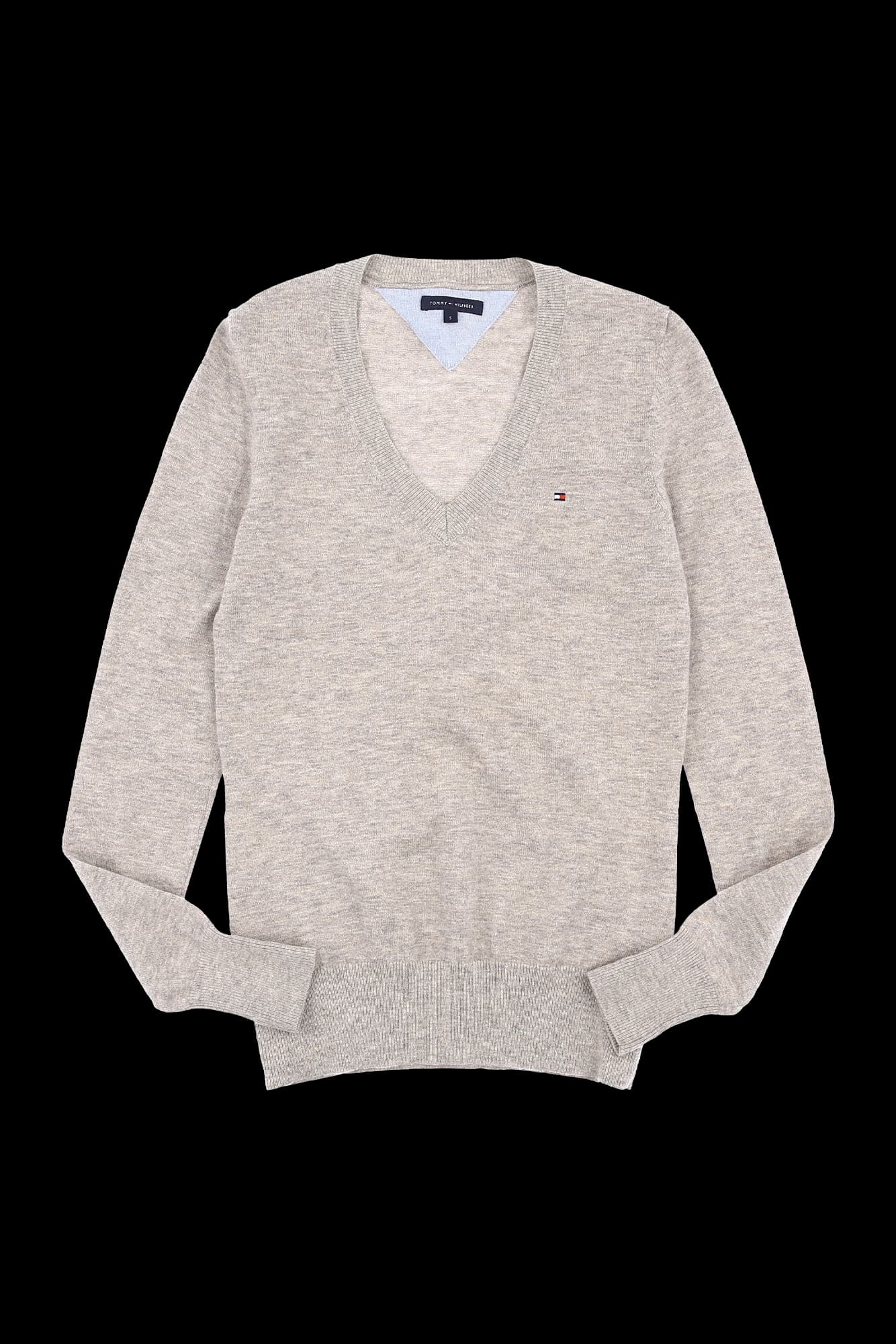 로고 긴팔 니트