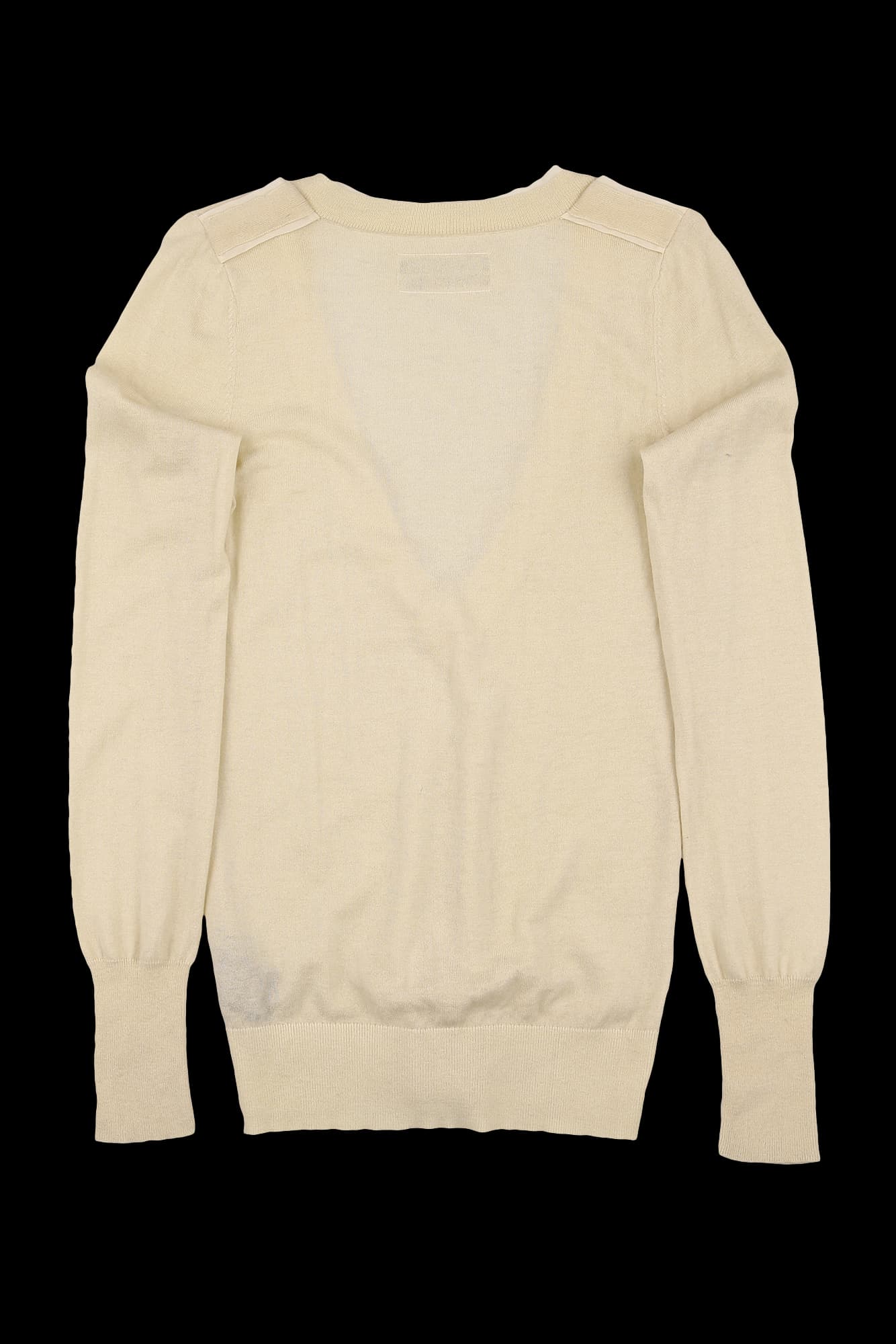 브이넥  긴팔 니트