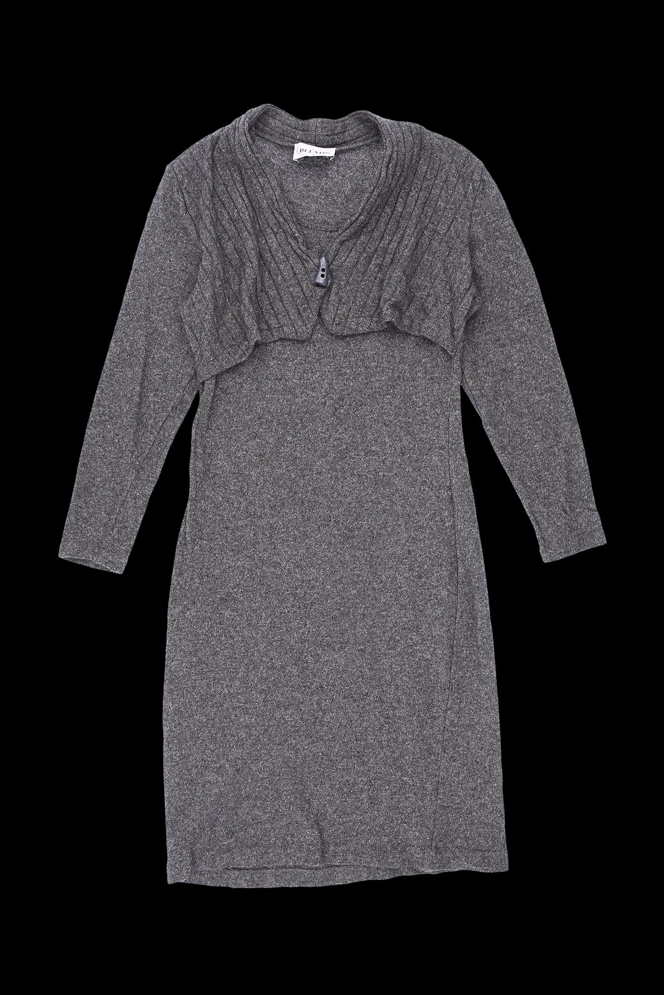 레이어드 니트 원피스