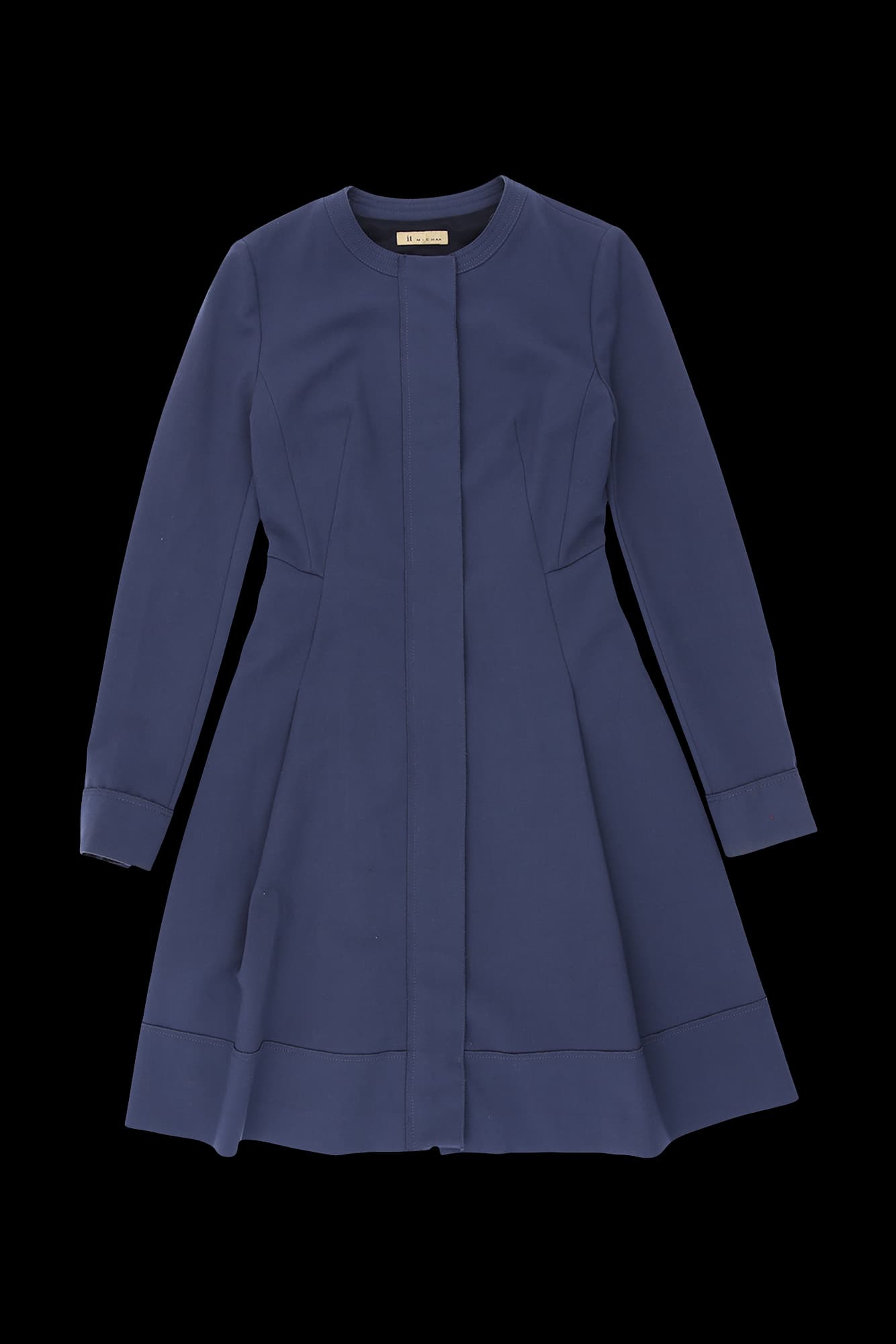 지퍼 라인 원피스