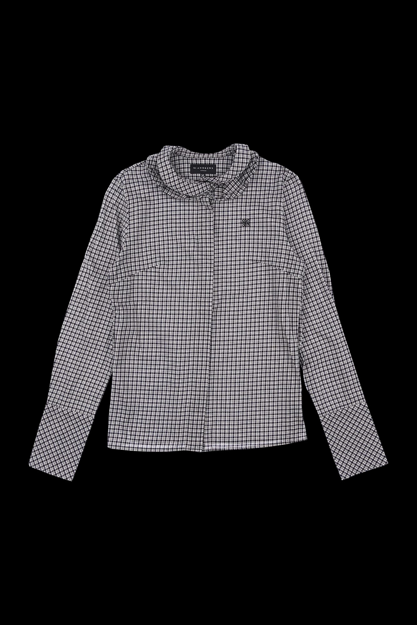 프릴카라 체크 셔츠