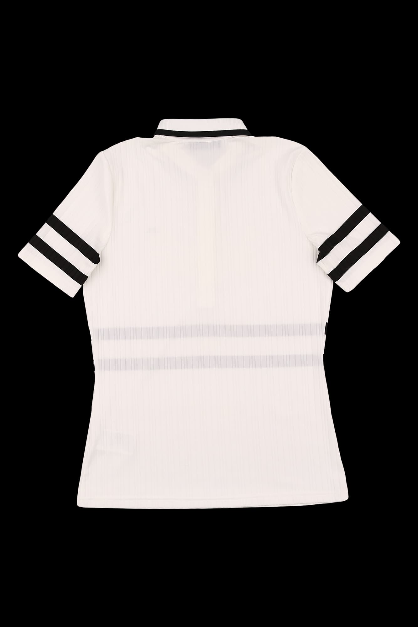 배색 라인 카라 반팔 티셔츠