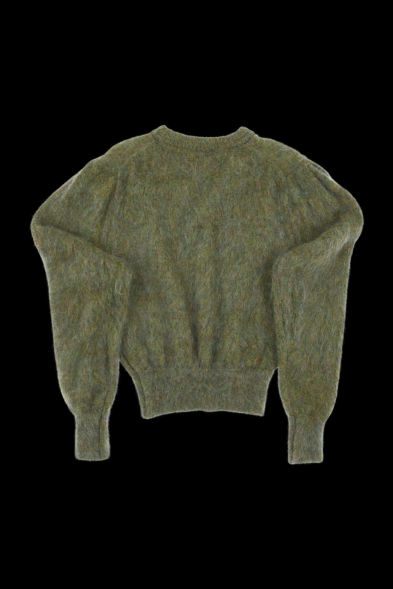 그린 라운드 니트