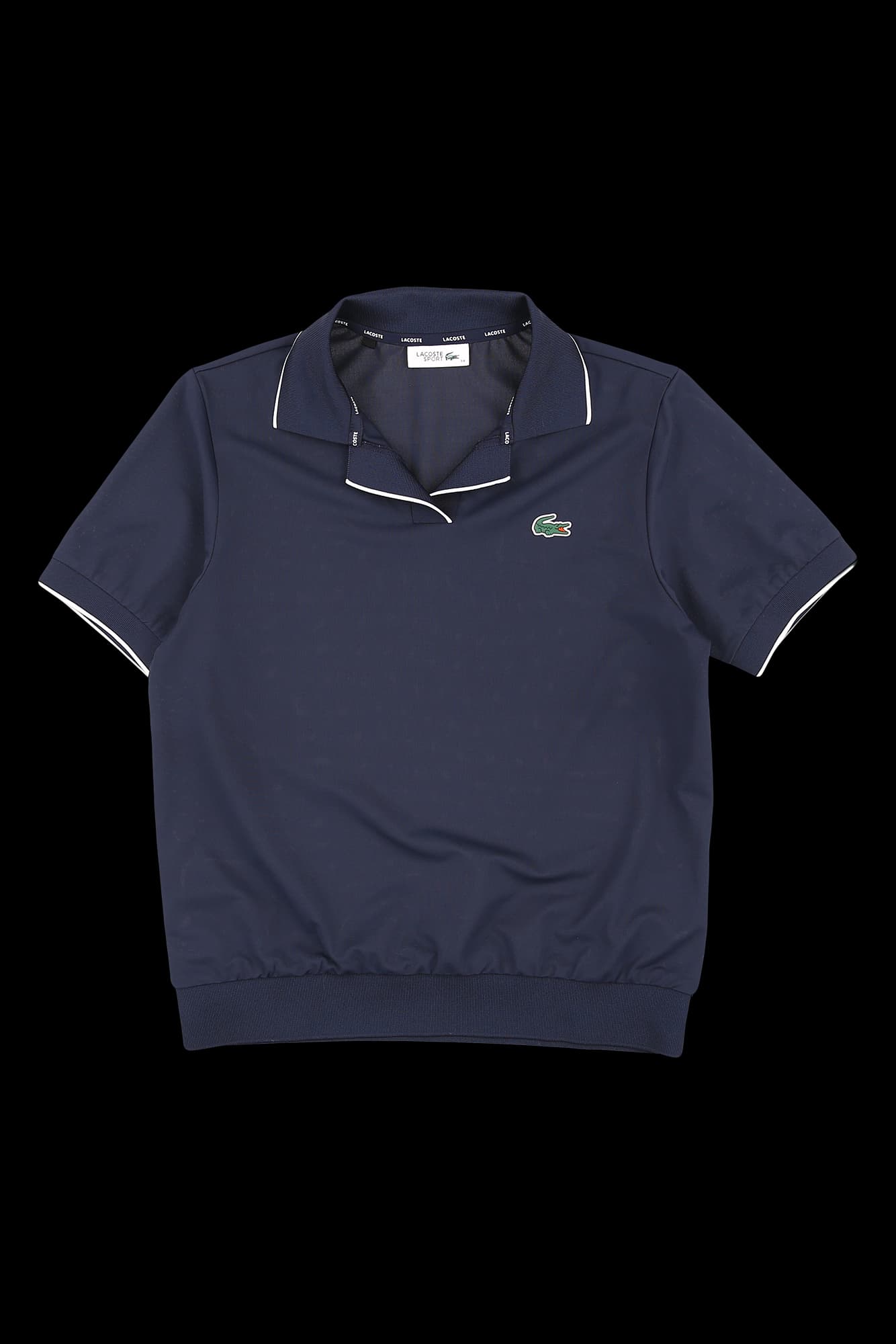 로고 카라 반팔 티셔트