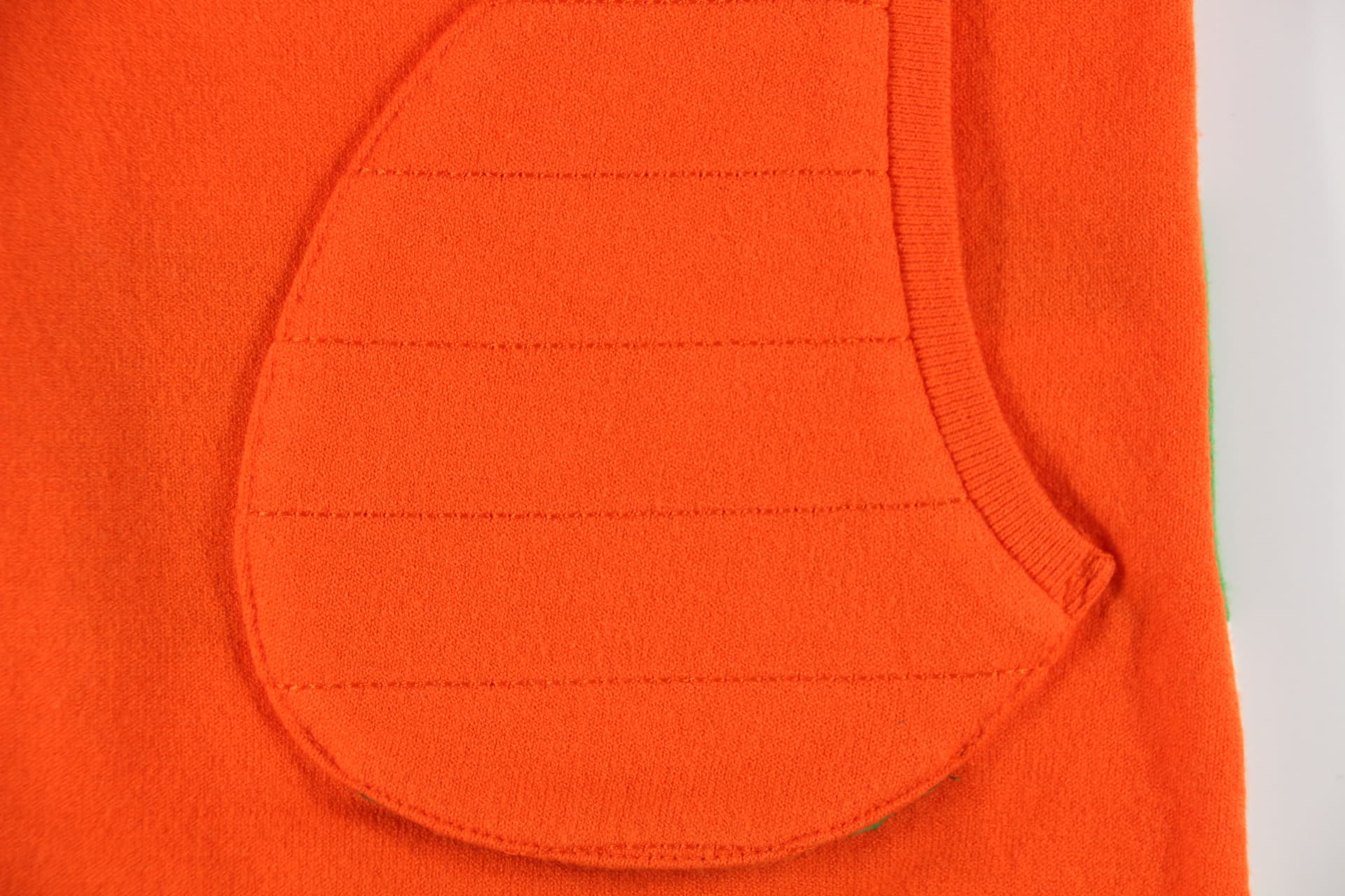 배색 니트 집업 베스트