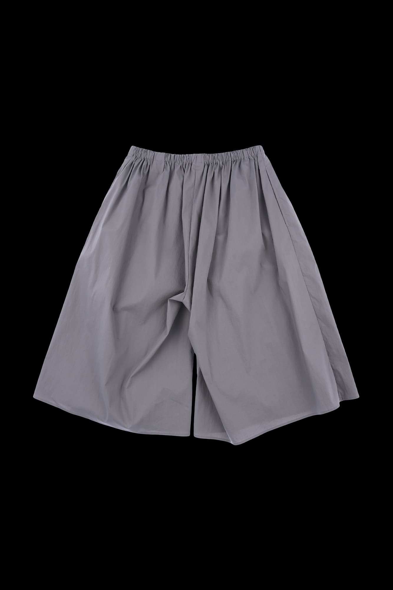 밴딩 와이드 하프 팬츠