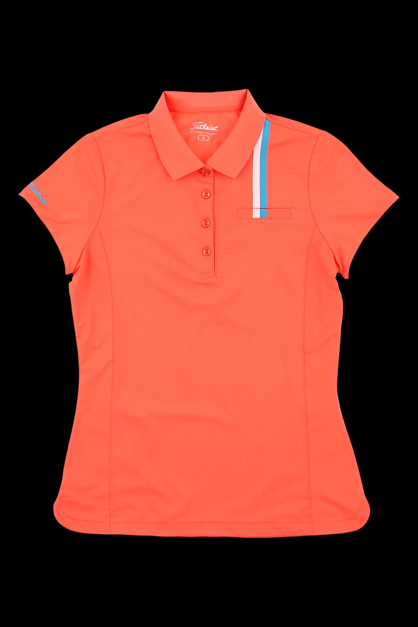 로고 배색라인 카라 반팔 티셔츠 