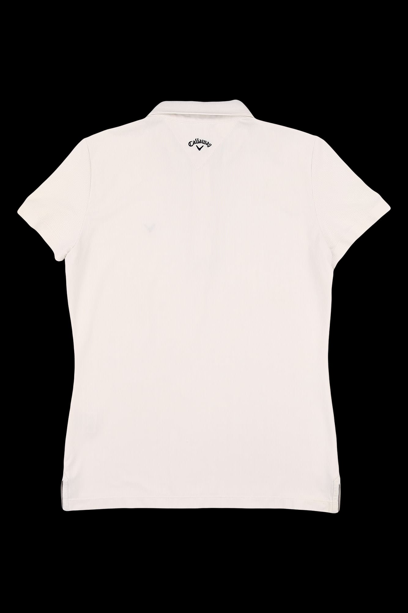 배색 단작 카라 반팔 티셔츠