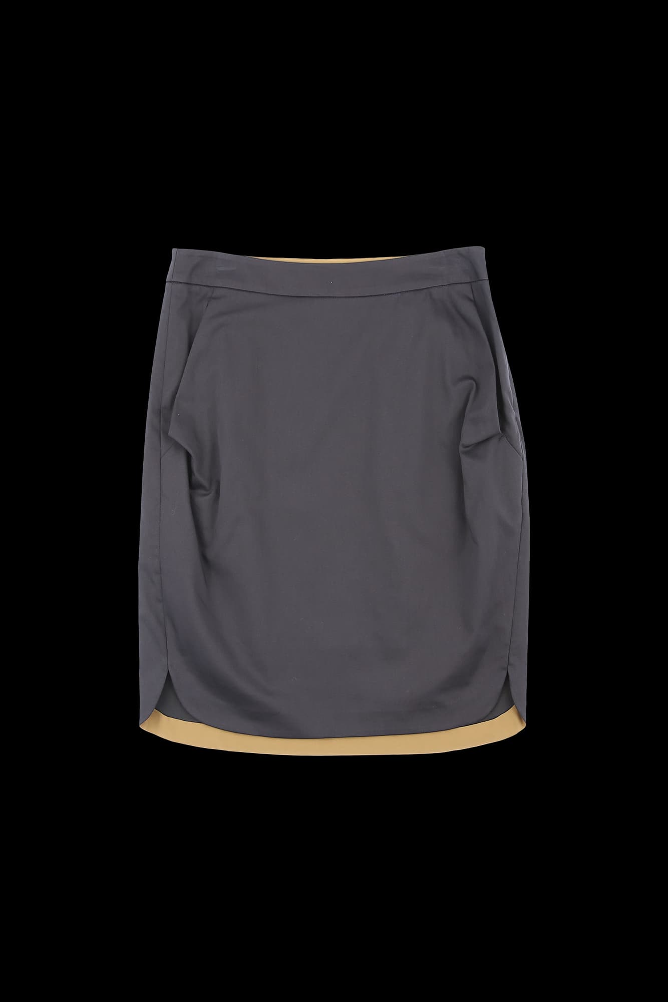 베이직 미디 스커트