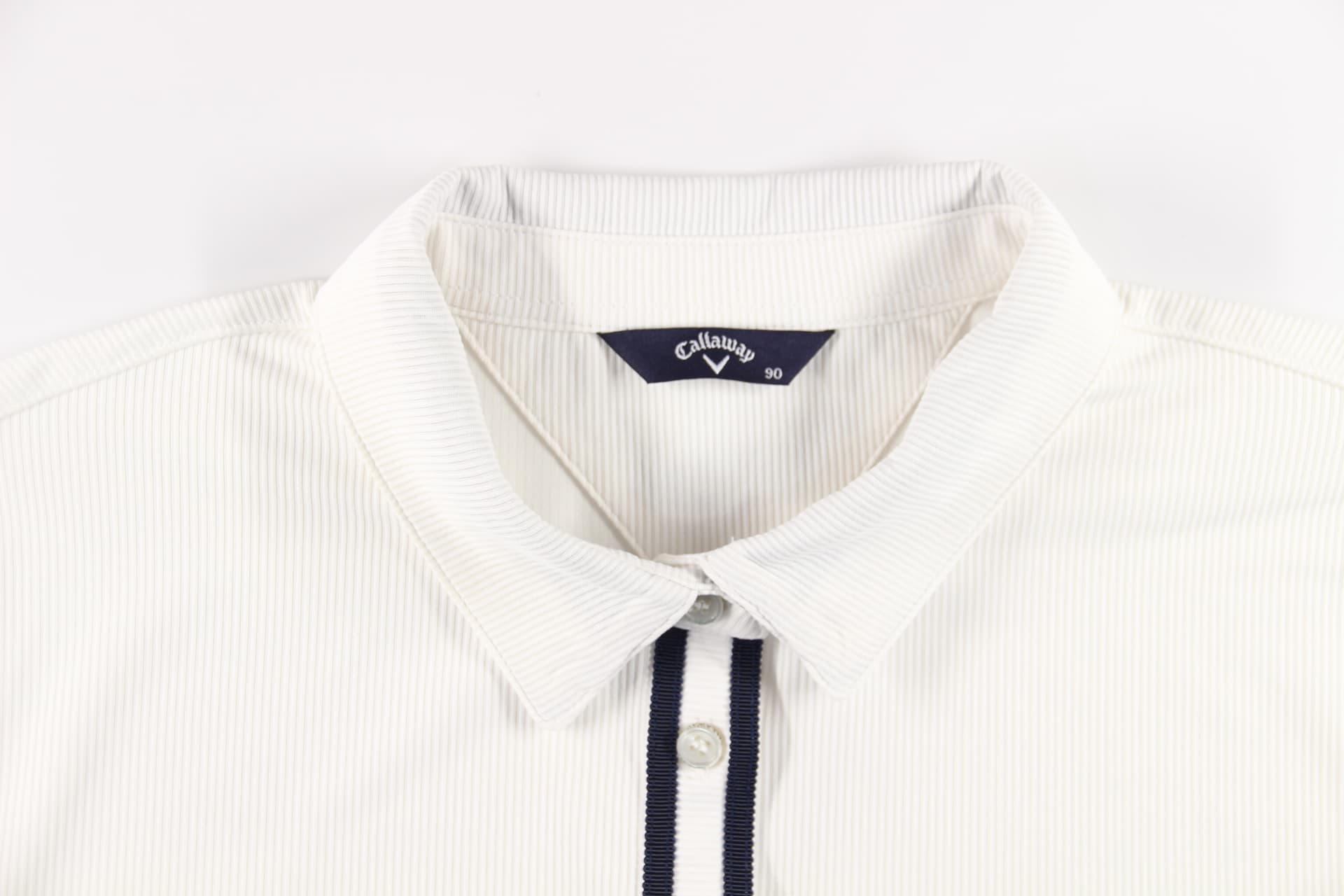 배색 단작 카라 반팔 티셔츠