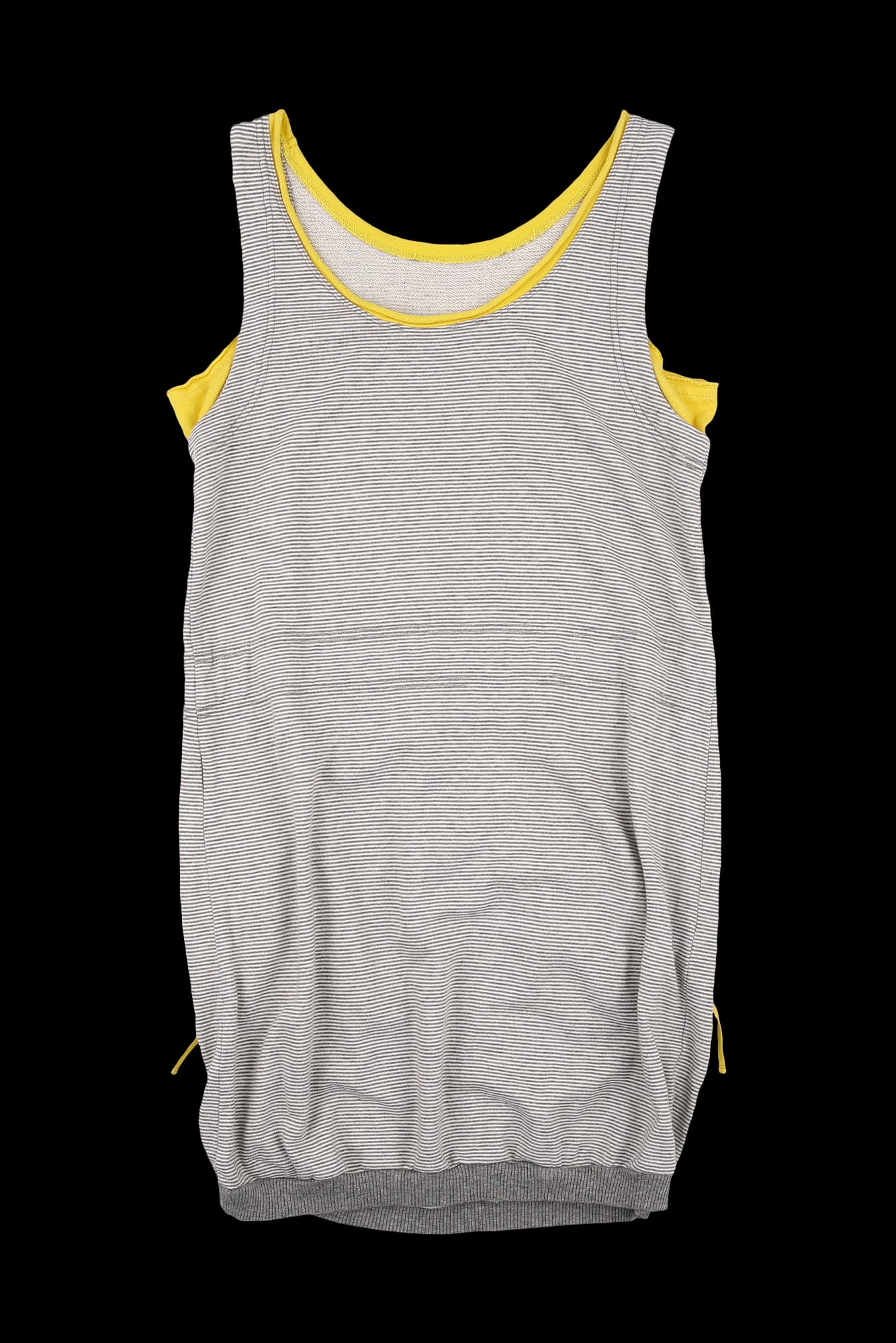 스트라이프 민소매 원피스