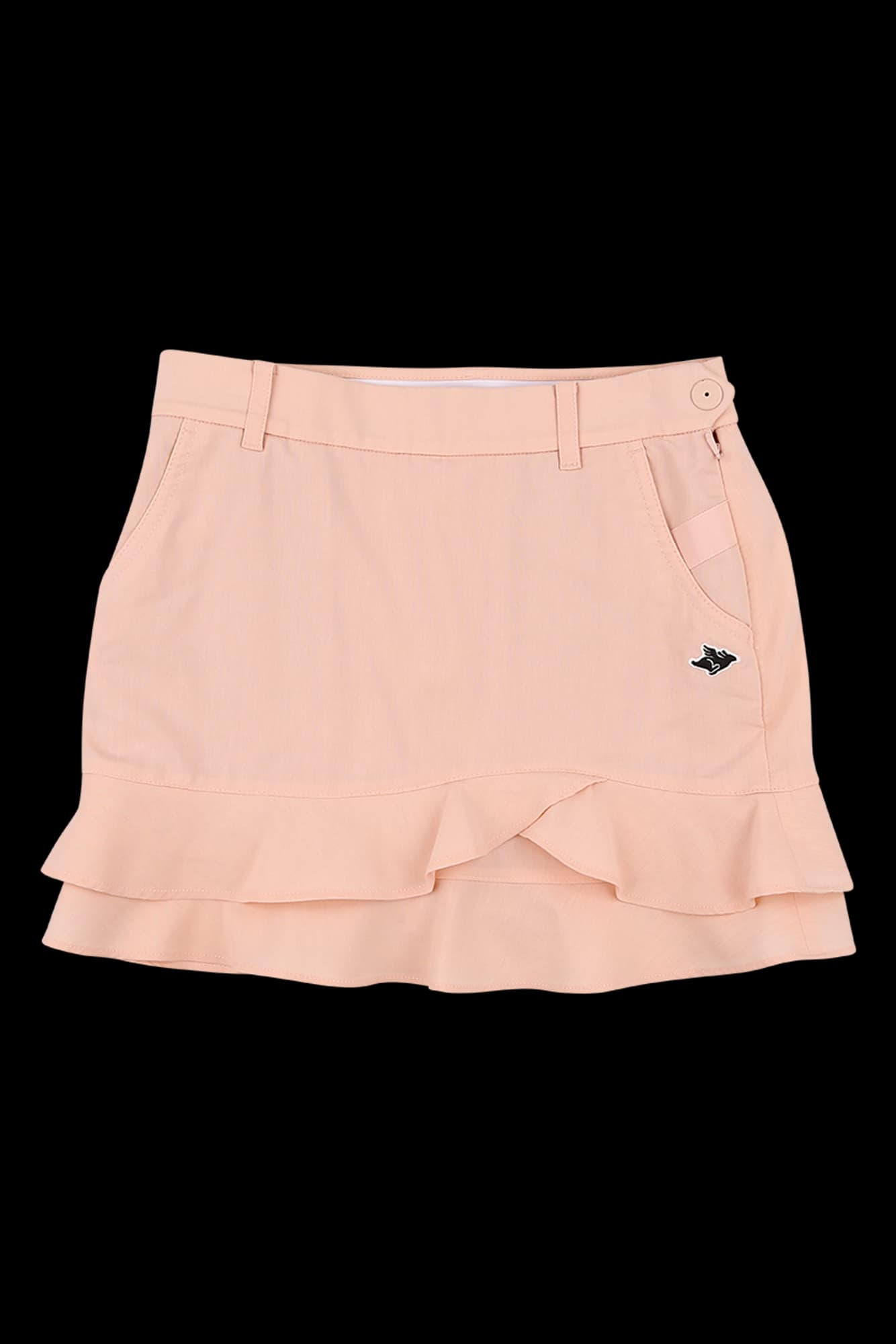 이중 플레어 큐롯 스커트