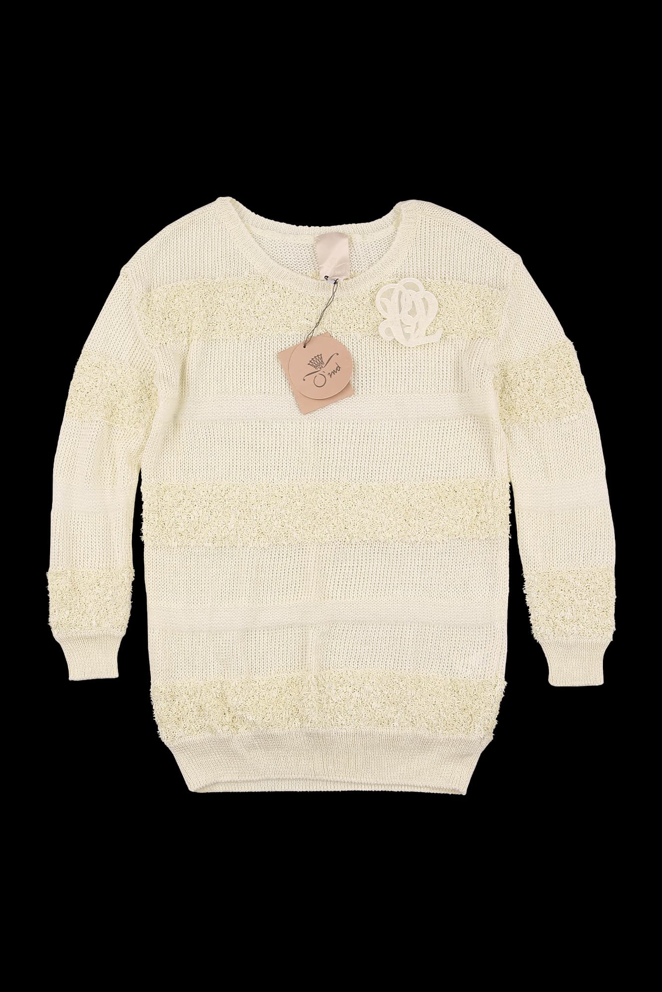 [새상품] 와펜 스트라이프 긴팔 니트