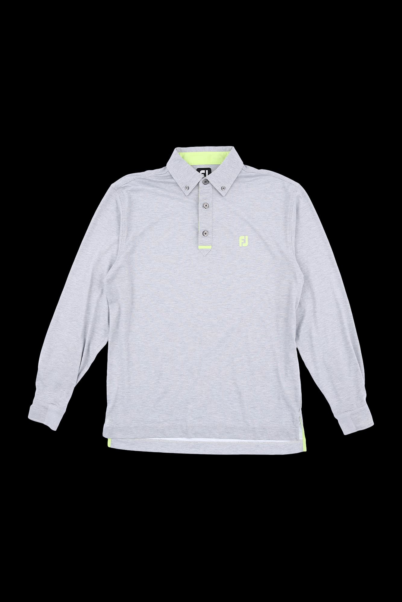 [남성] 로고 배색 긴팔 카라 티셔츠