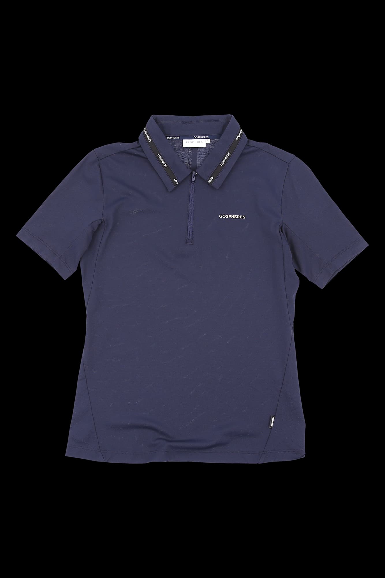 반집업 로고 카라 반팔티