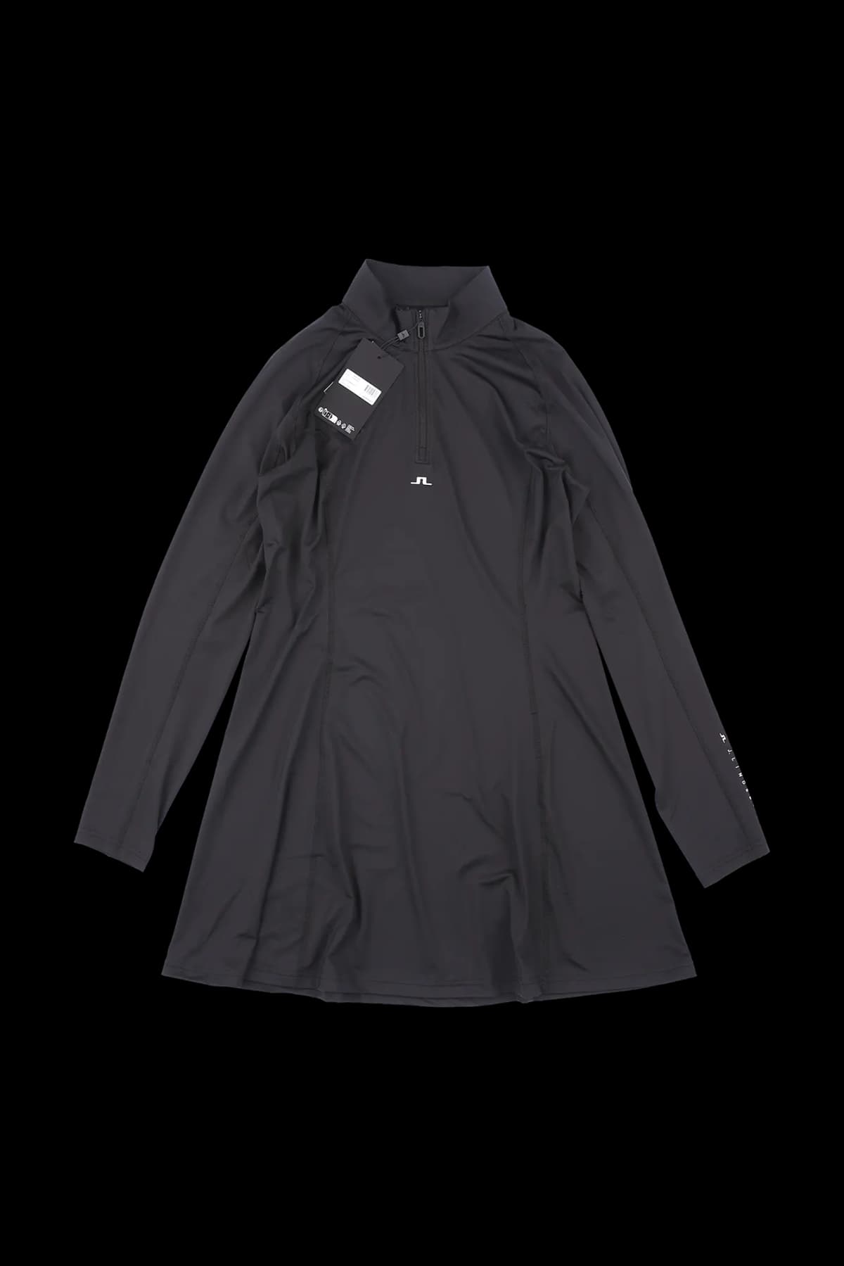 [새상품][2024] 반집업 폴리 긴팔 원피스+속바지