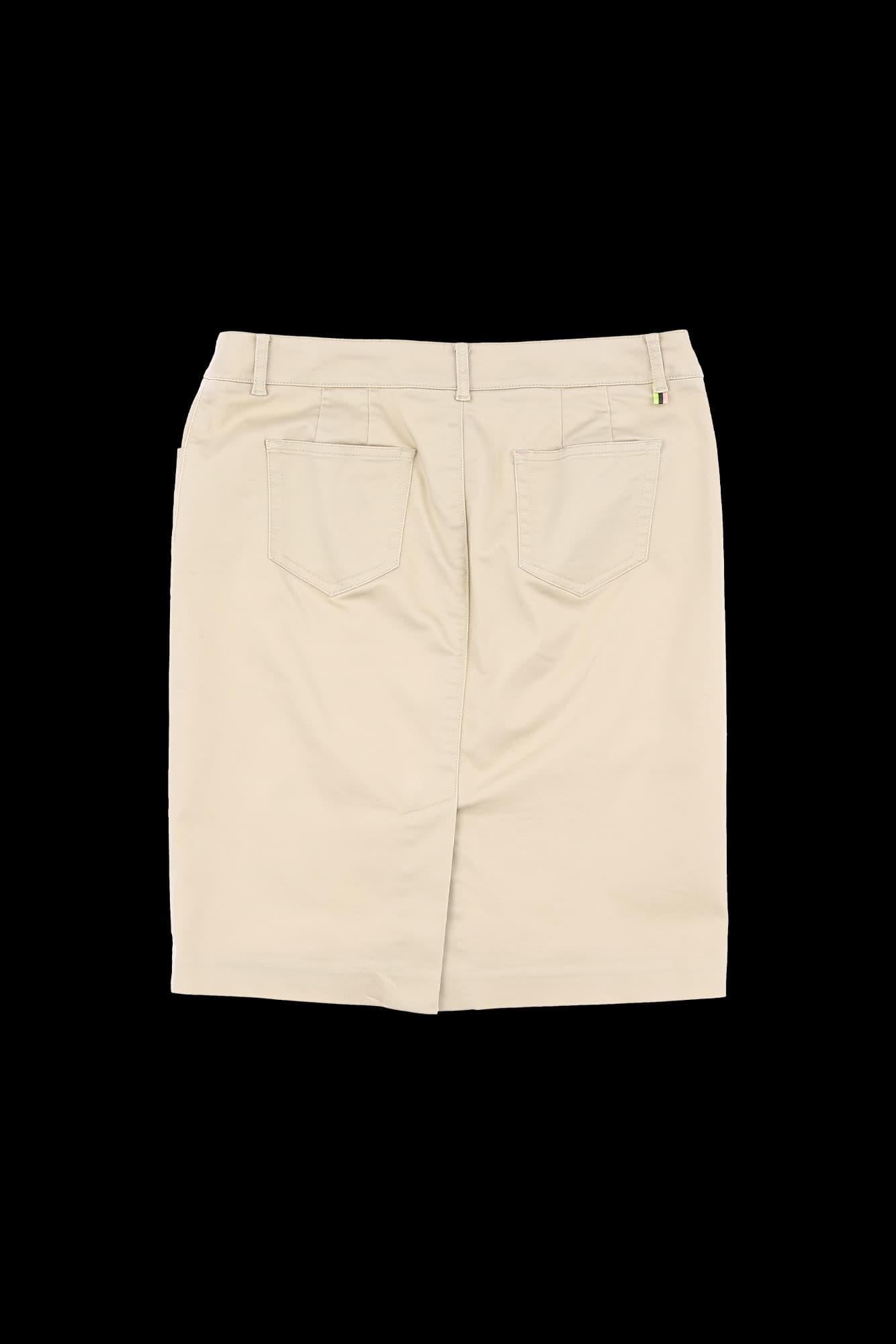 H라인 미디 스커트