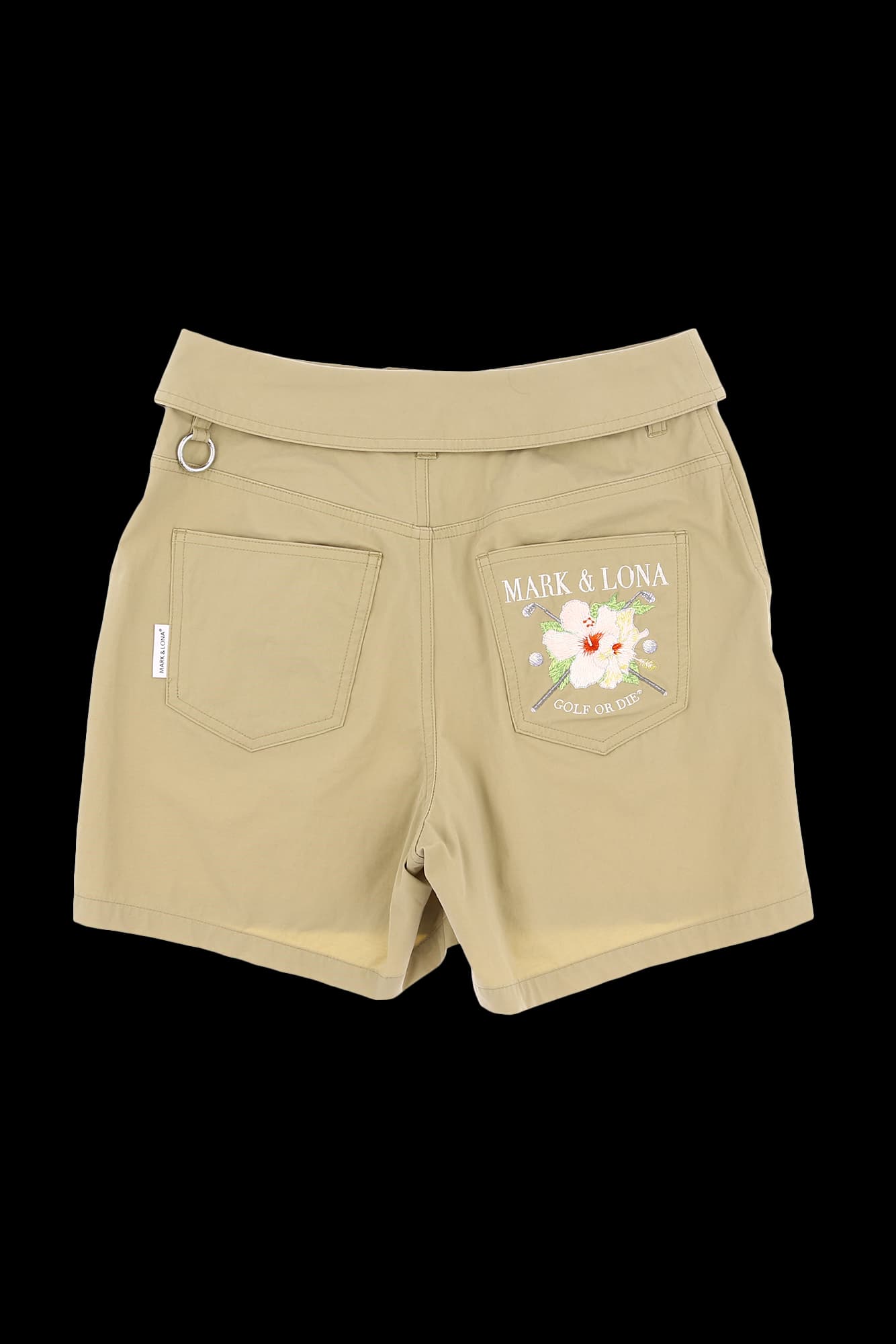 플라워 자수 반바지 