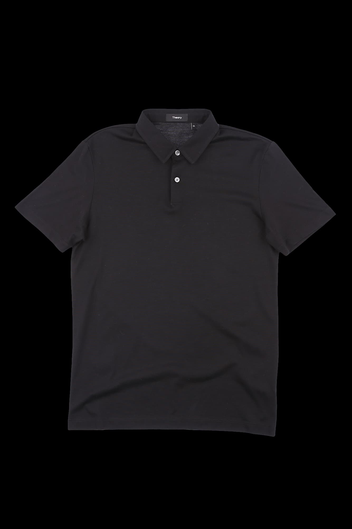 실크 코튼 무지 카라 반팔티