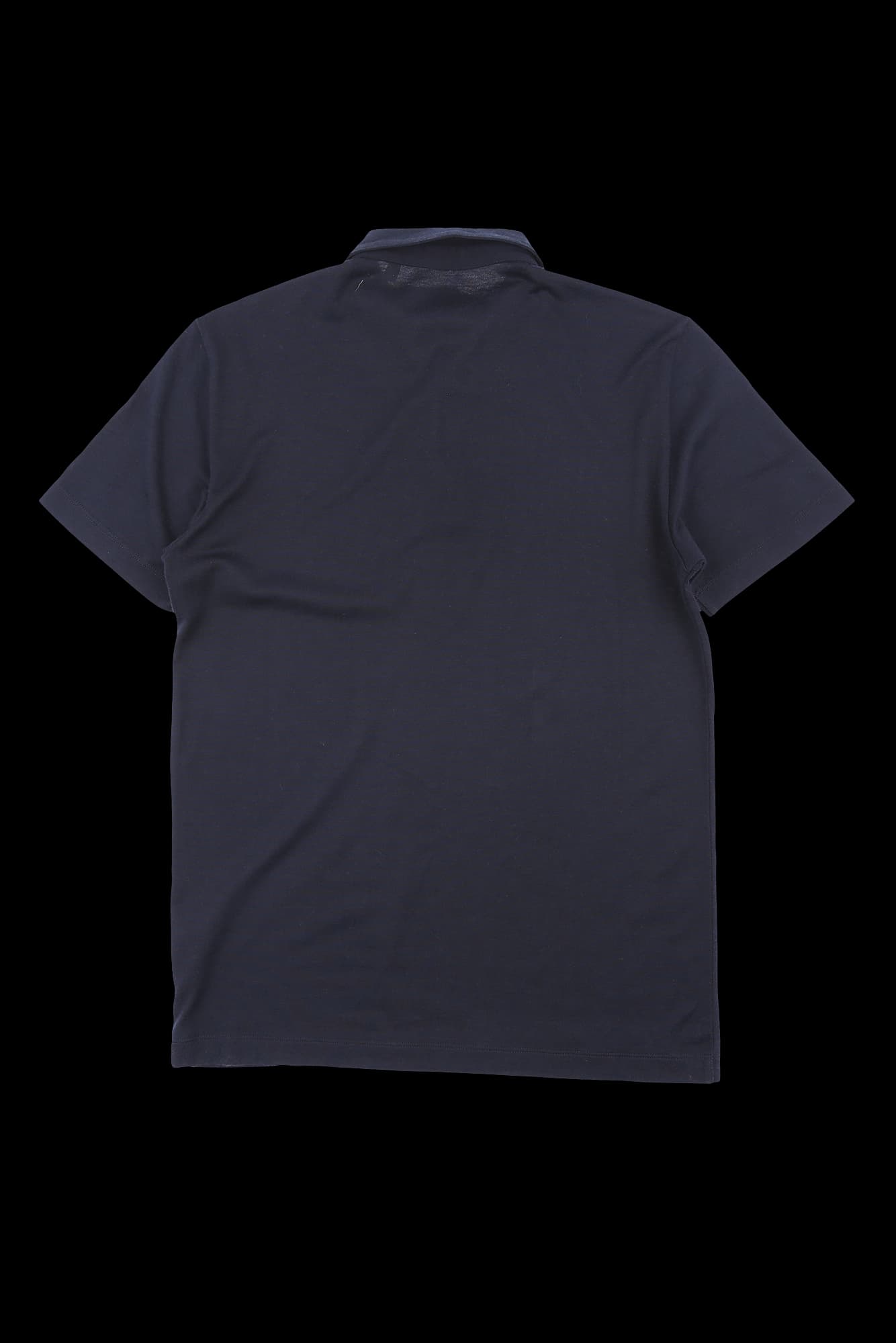 실크 코튼 무지 카라 반팔티