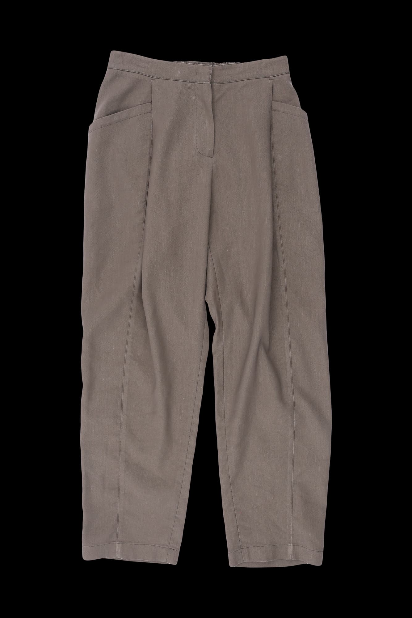 절개 라인 밴딩 롱 팬츠