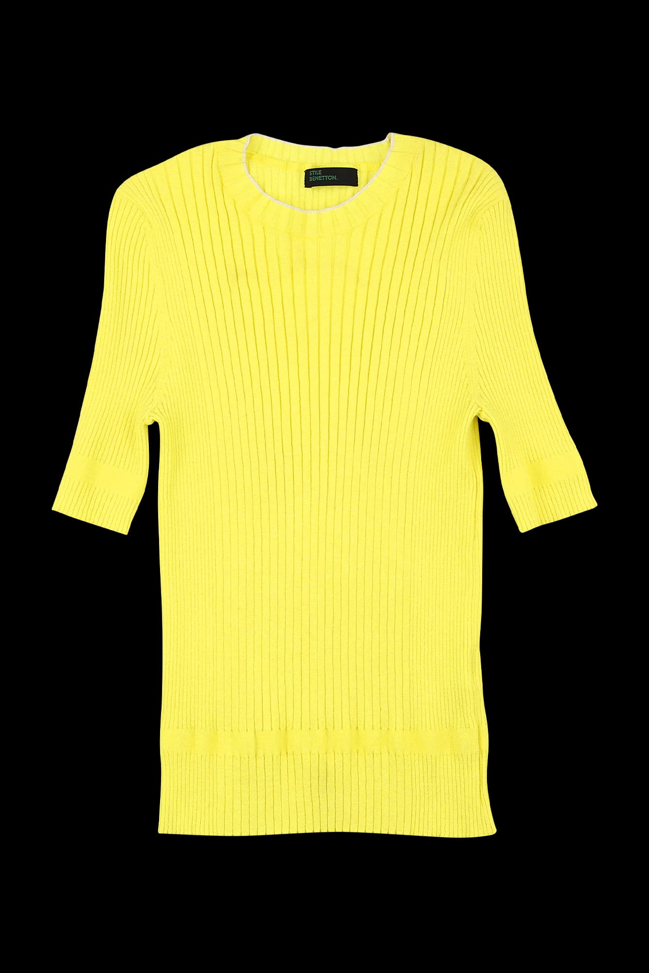 골지 레이온 반팔 티셔츠