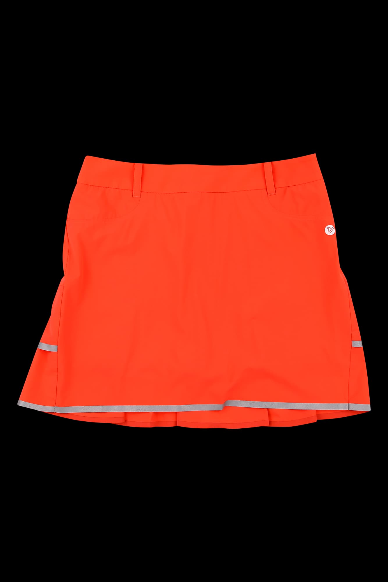 이중 플레어 스커트