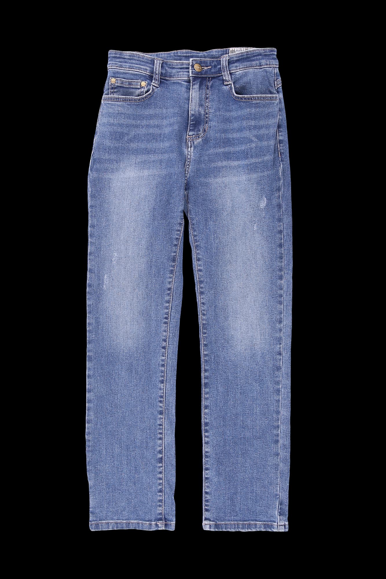 엠보 워싱 데님 팬츠