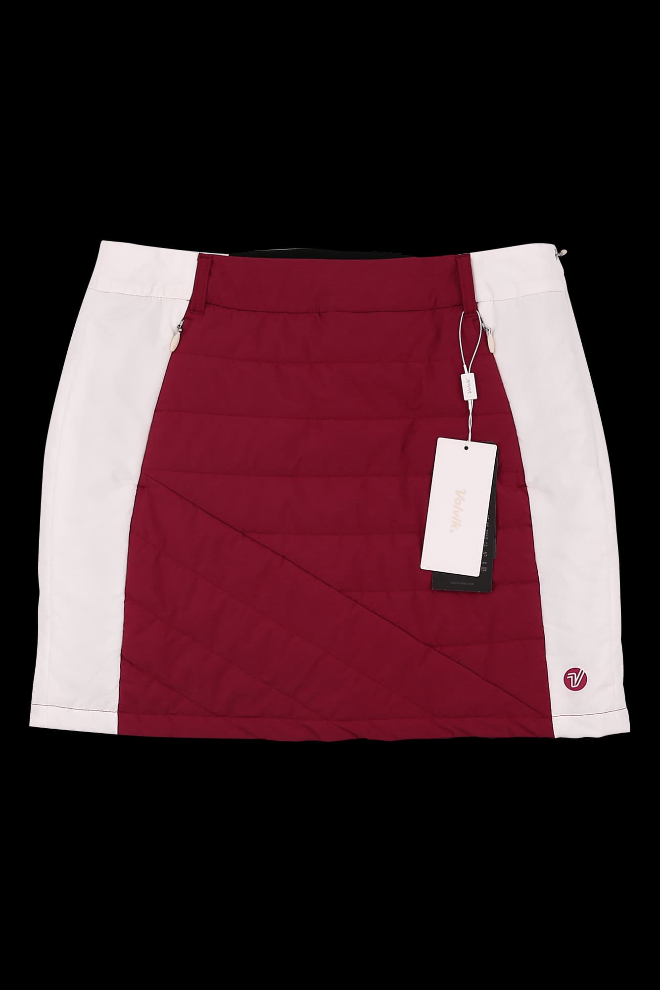 [새상품] 배색 포인트 패딩 큐롯 스커트