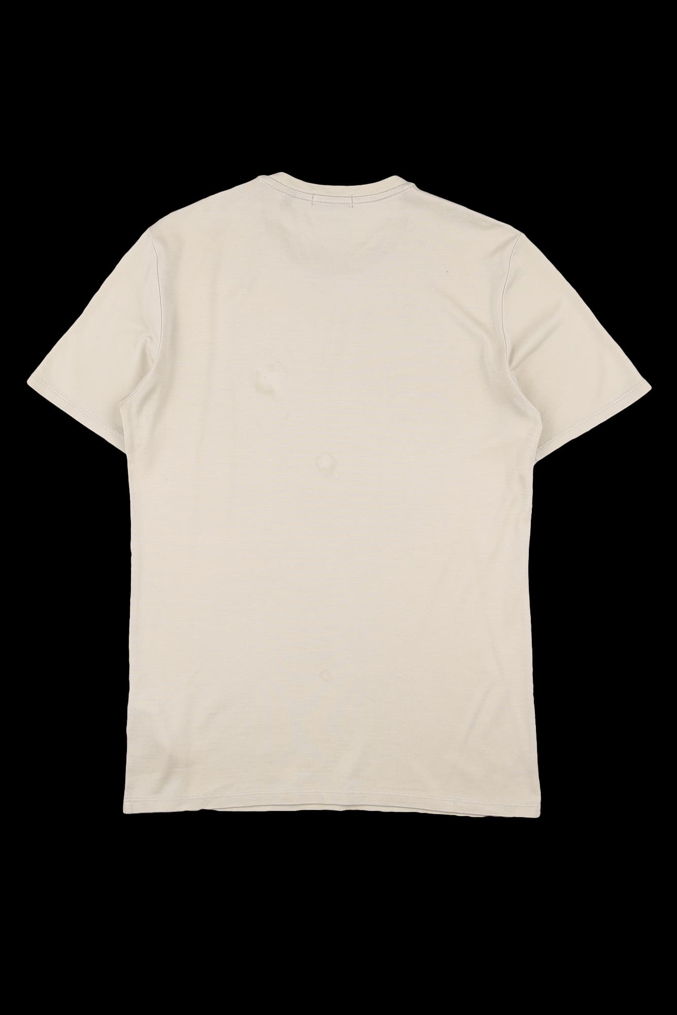 실크 코튼 무지 라운드 반팔티