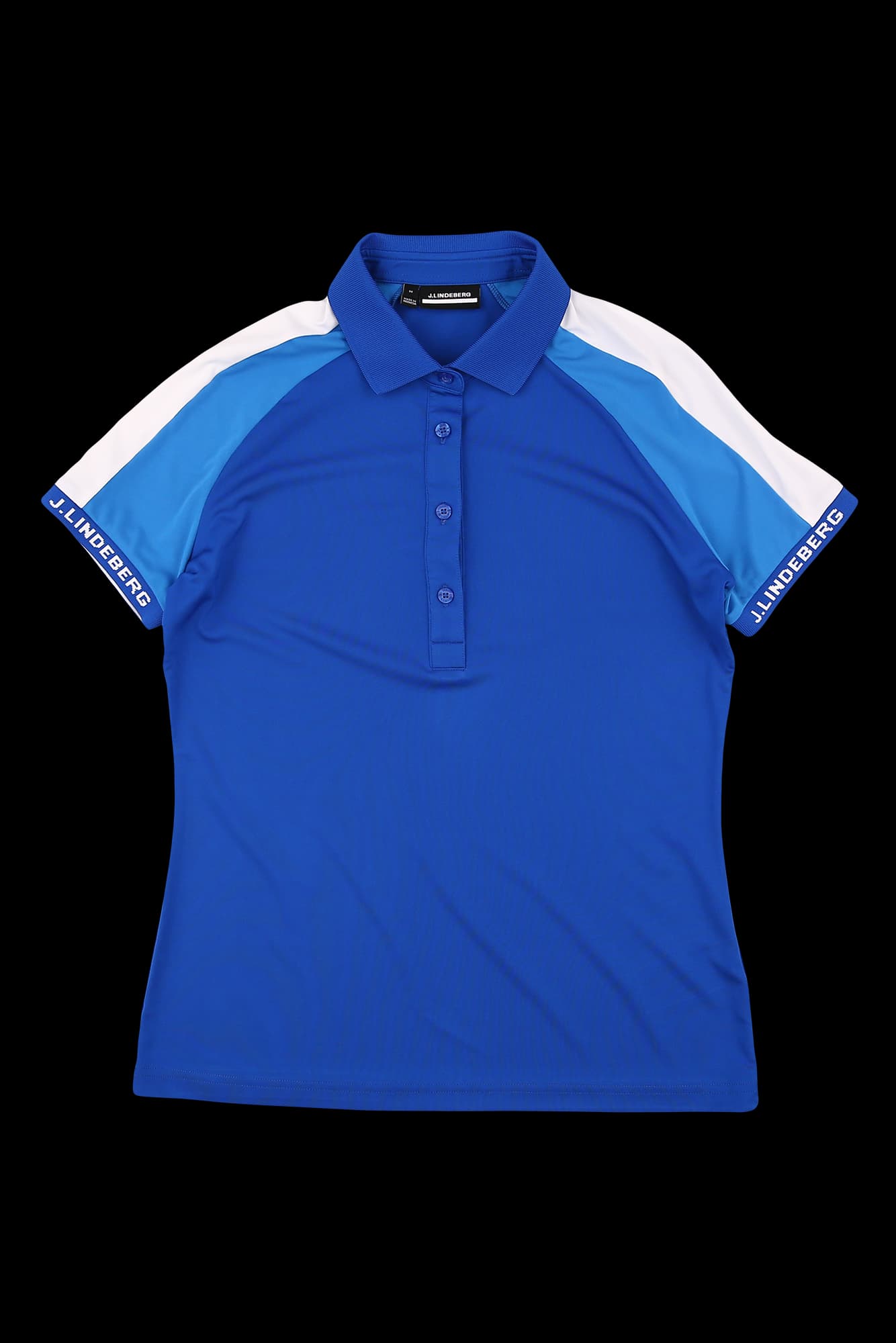 숄더 배색 카라 반팔티