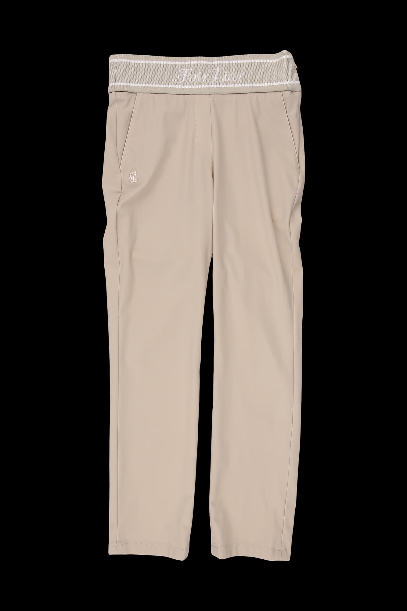 E-밴드 로고 팬츠 