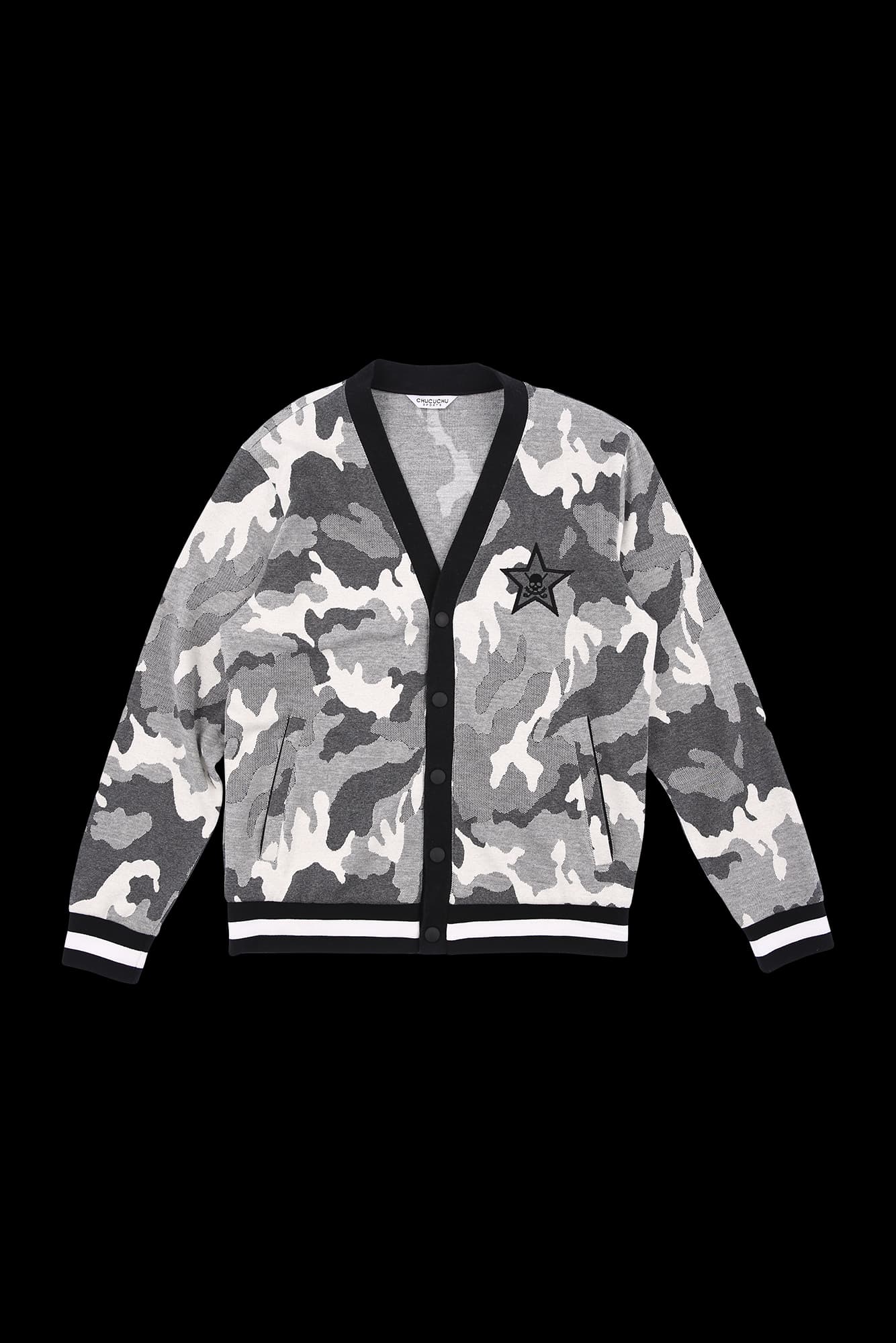 [남성] 카모플라쥬 긴팔 가디건