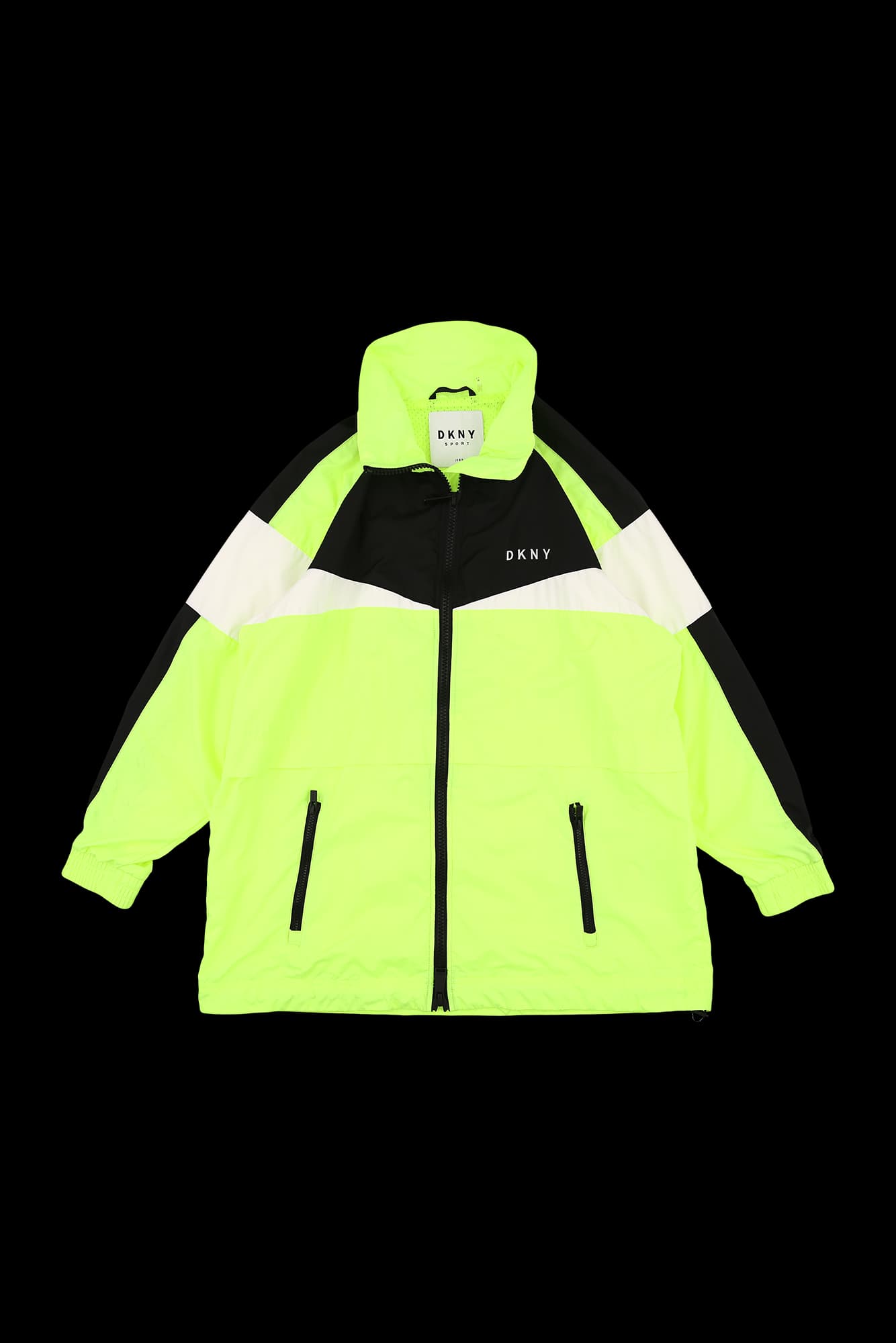 [남성]투웨이 형광 배색 바람막이