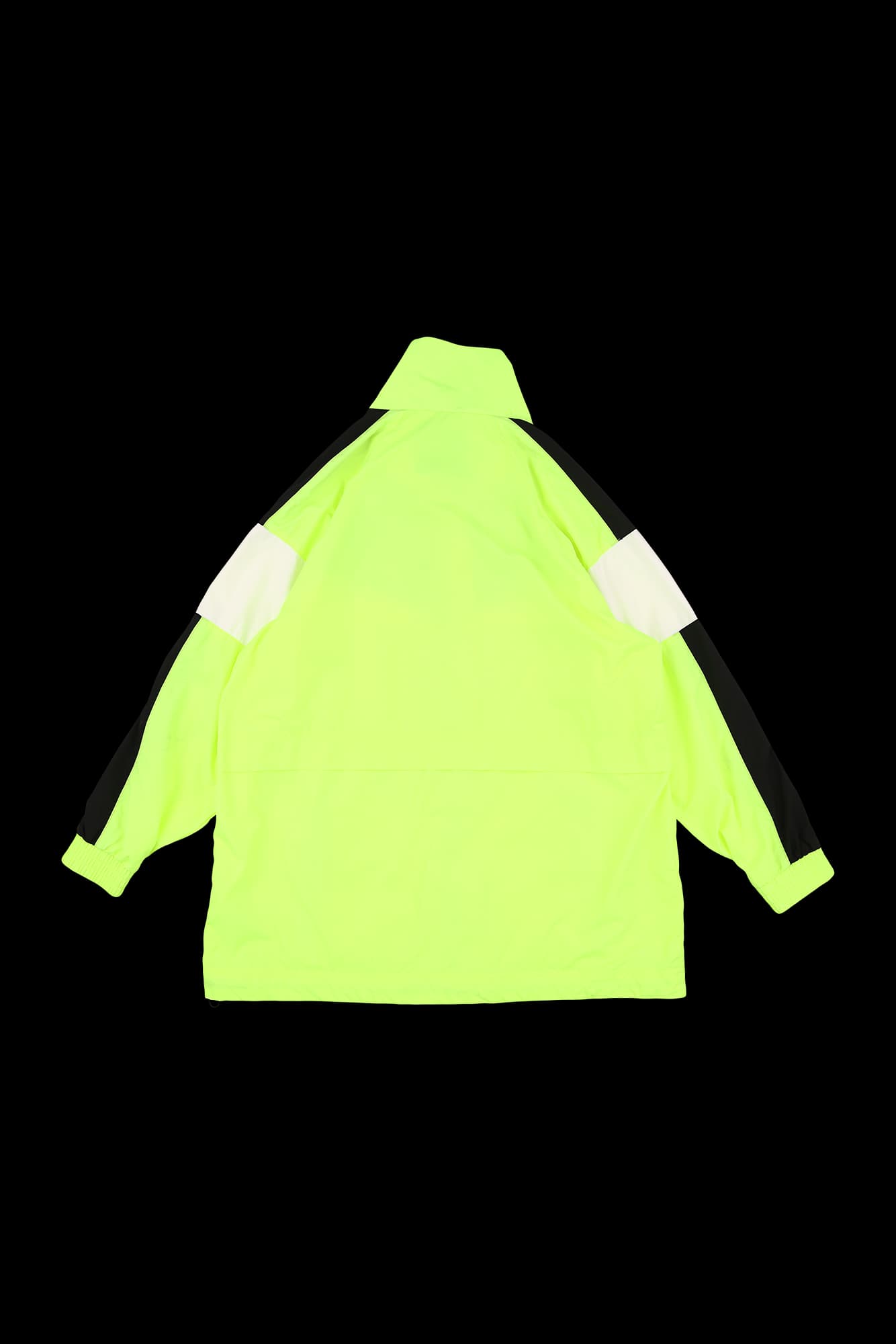 [남성]투웨이 형광 배색 바람막이