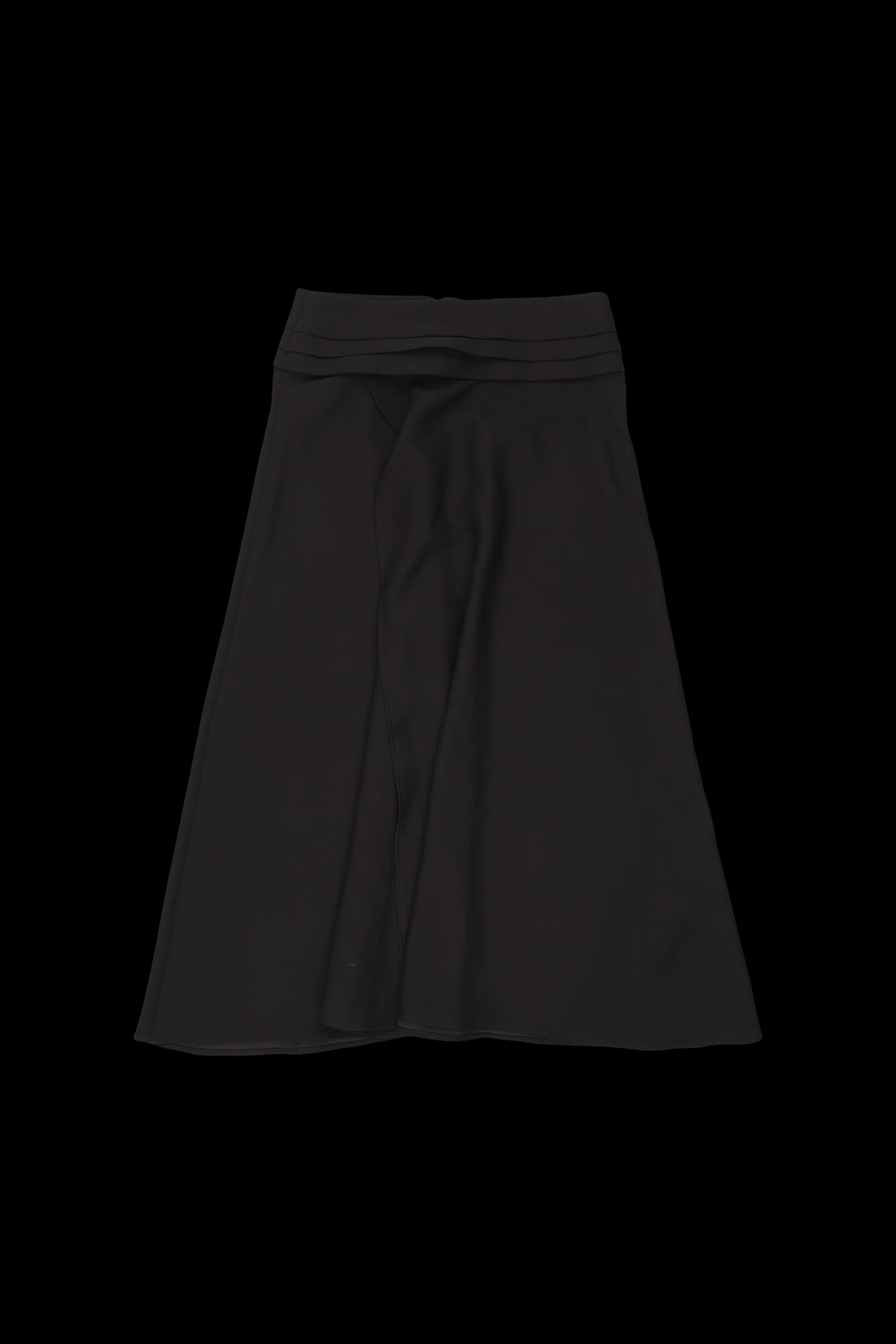 플리츠 주름 랩 스커트