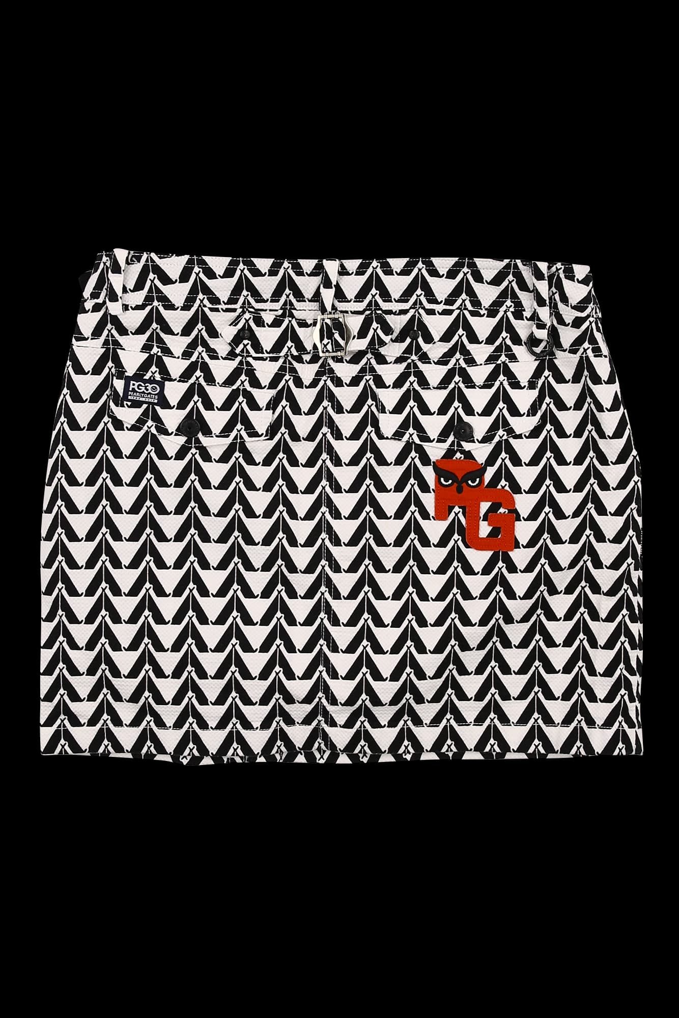 프린팅 프릴 스커트