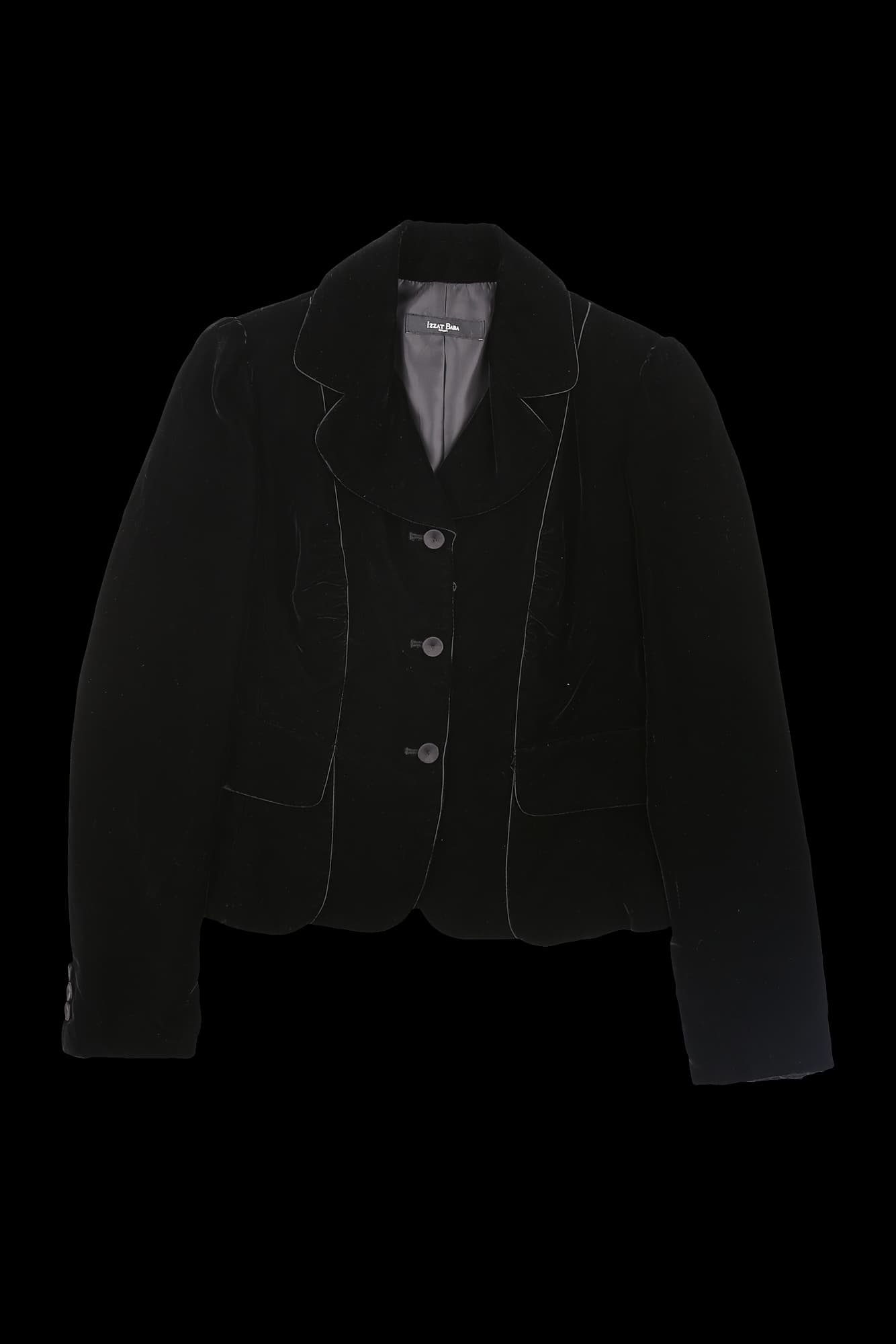 벨벳 카라 자켓 