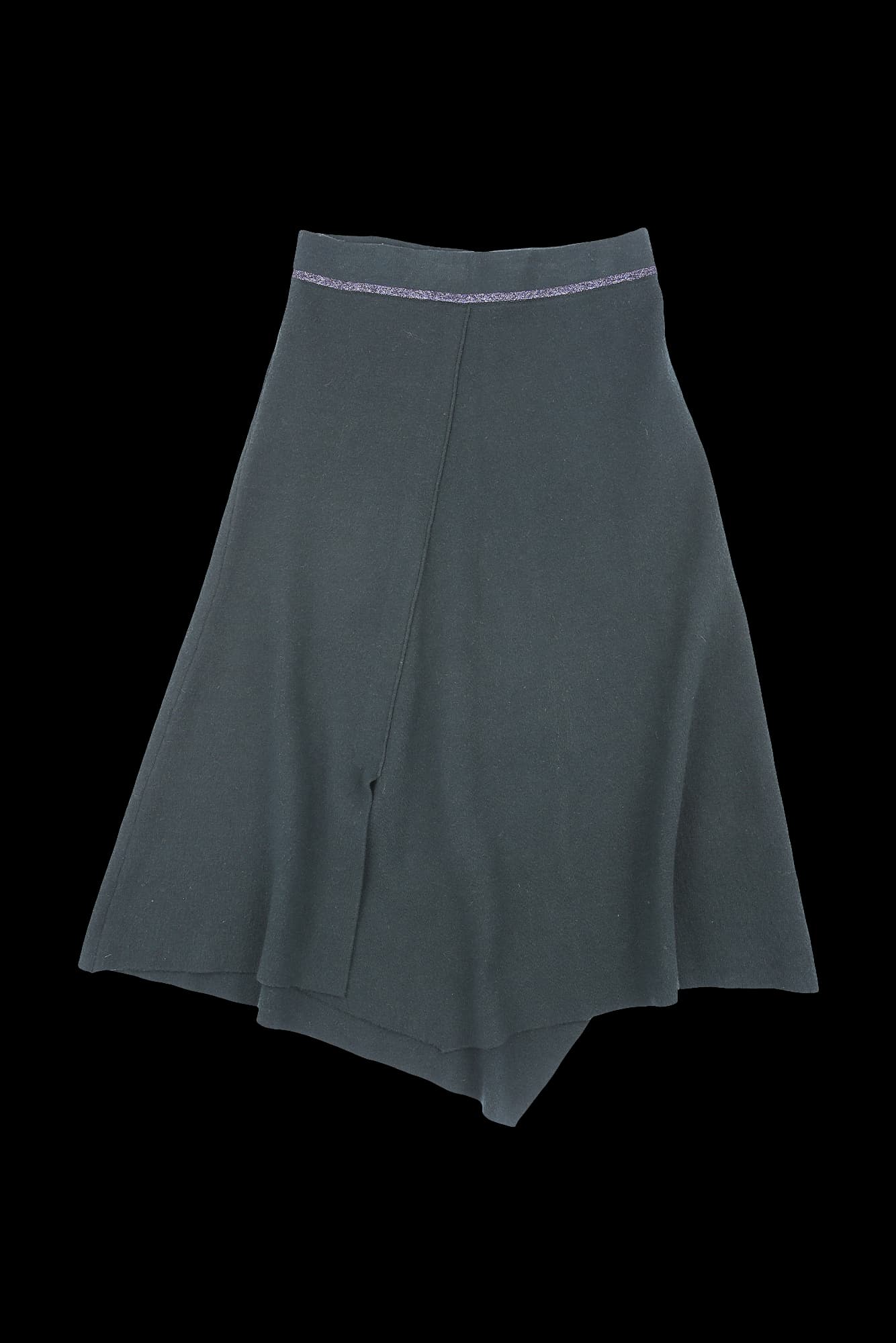 플레어 니트 스커트